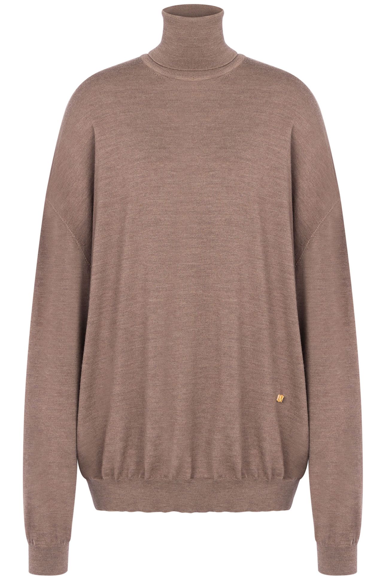 GOLDEN M WOOL TURTLENECK SWEATER BEIGE 3