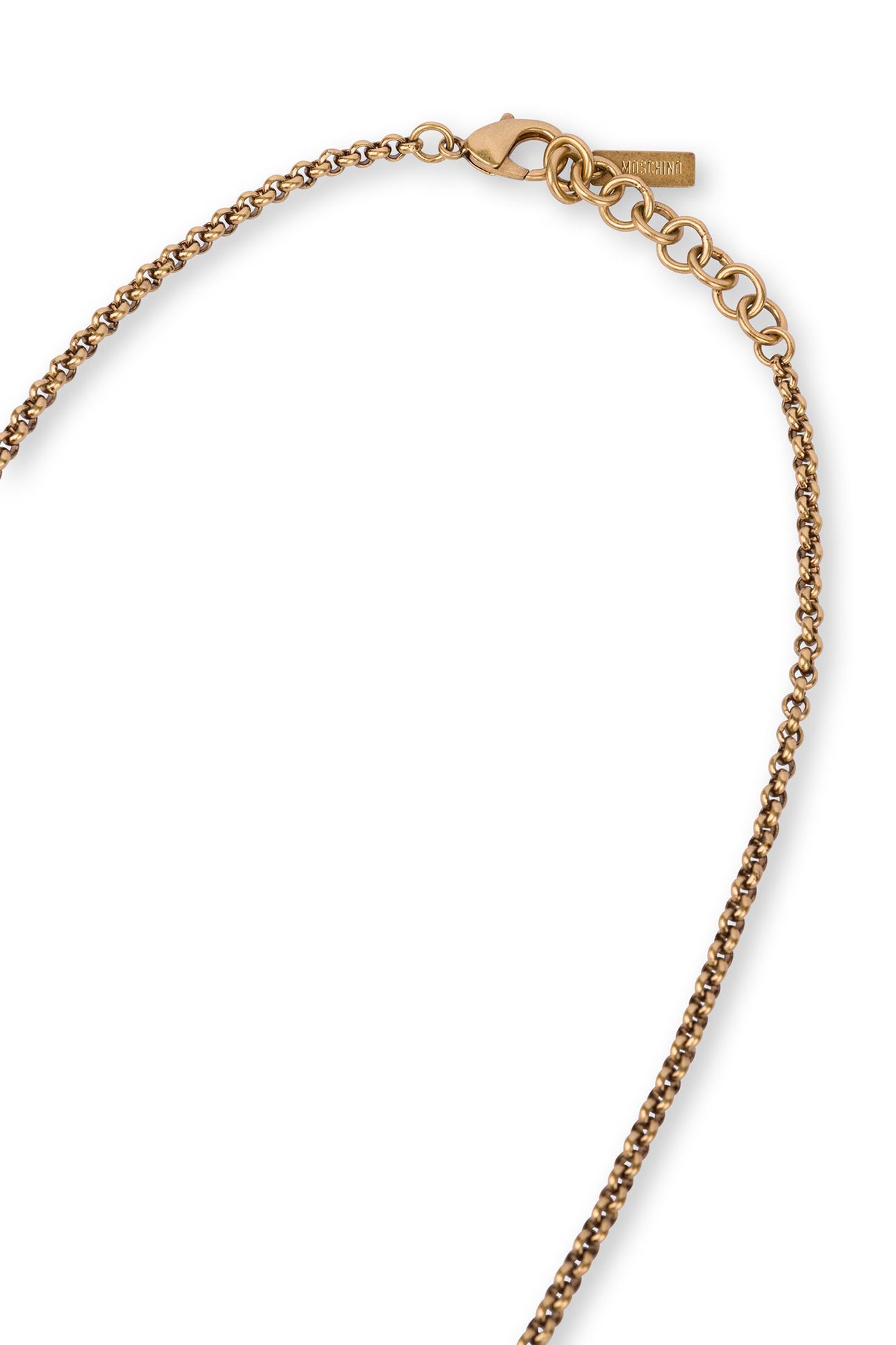 BOW TIE PENDANT NECKLACE GOLD 3