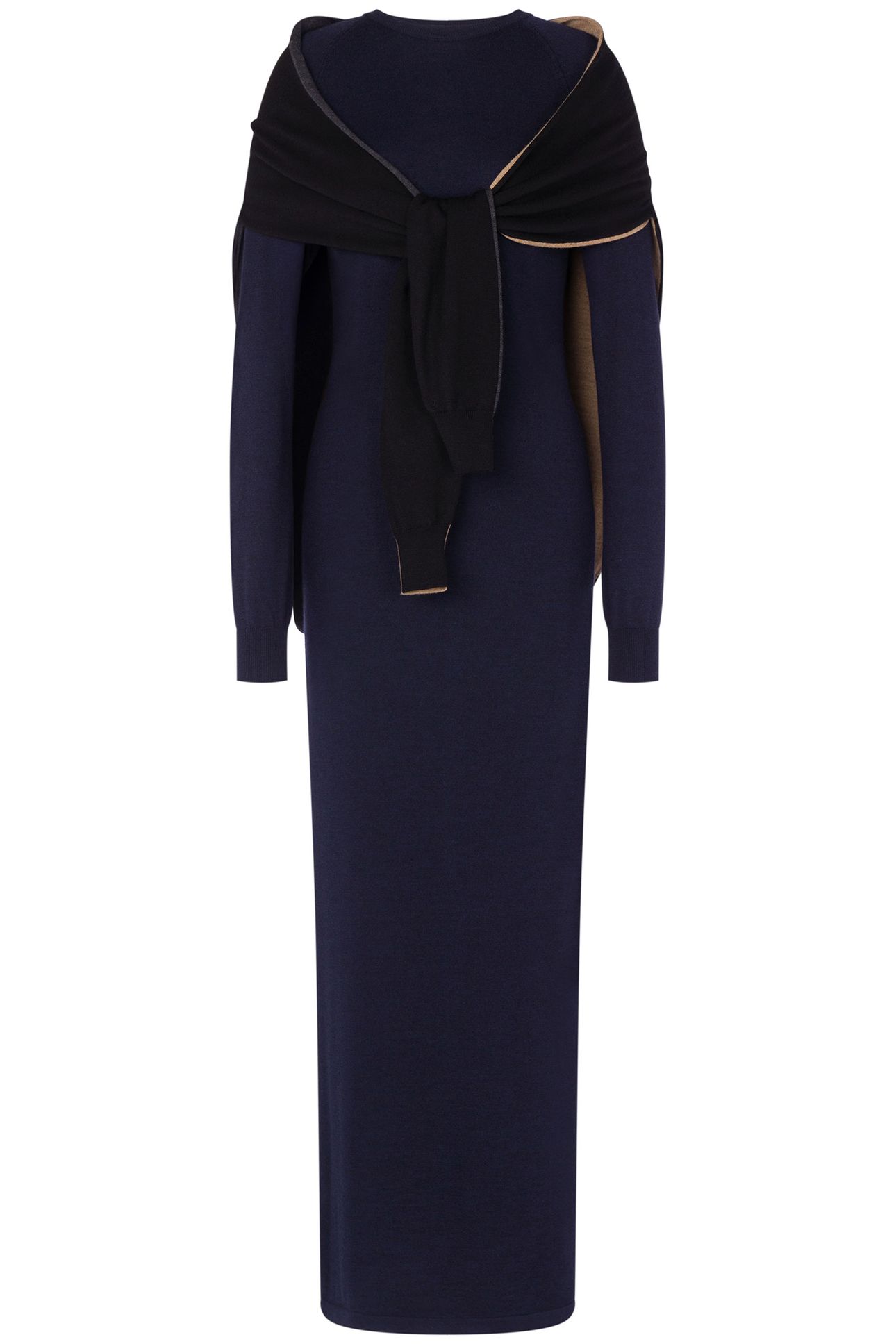 LAYER UP WOOL DRESS BLUE 3