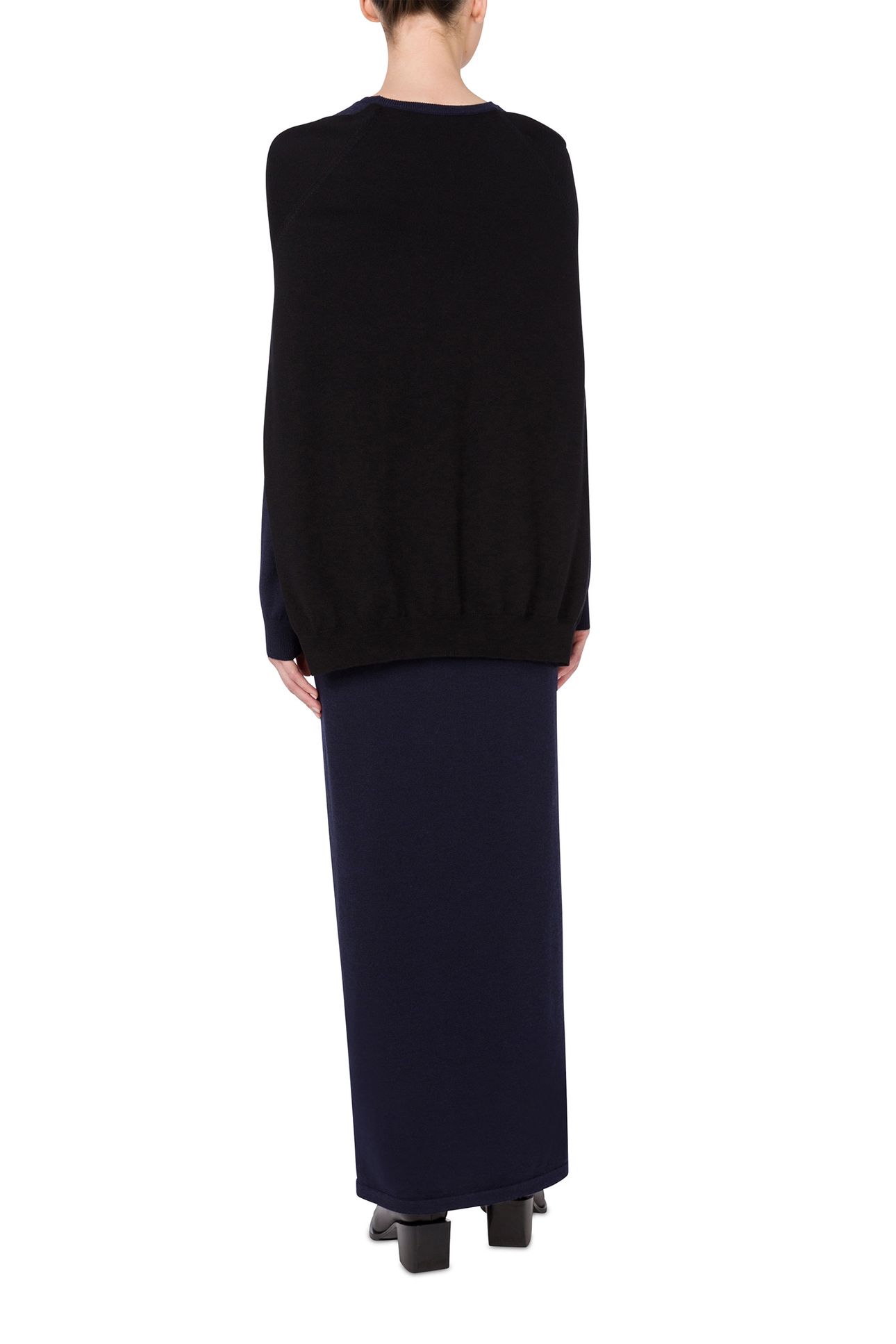 LAYER UP WOOL DRESS BLUE 2
