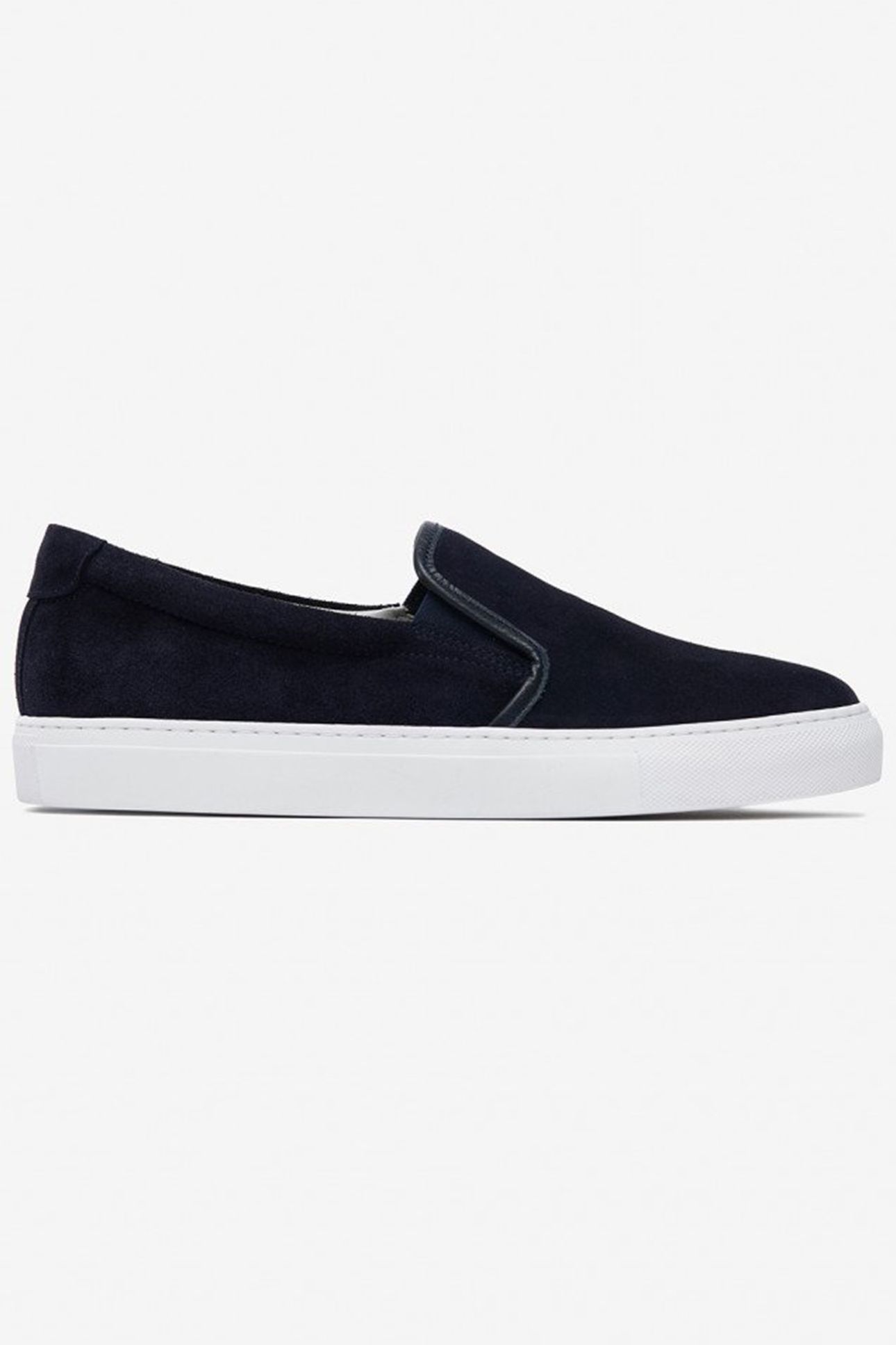 SCRAMBLE SLIP-ON SUEDE NAVY 1