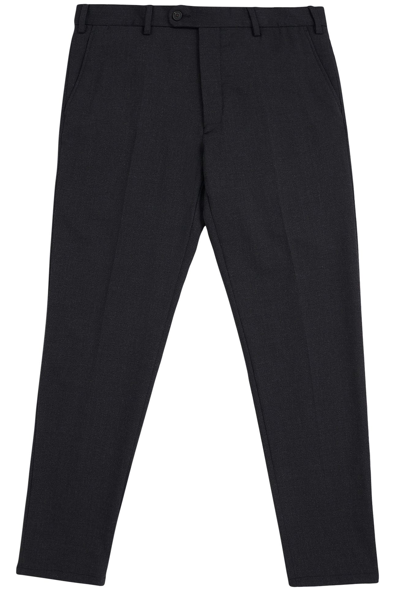 YORK FLANNEL WOOL-STRETCH DARK GREY 2