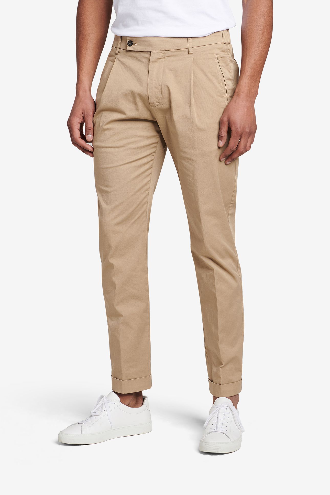 BRIDGEPORT COTTON-STRETCH TAUPE 1