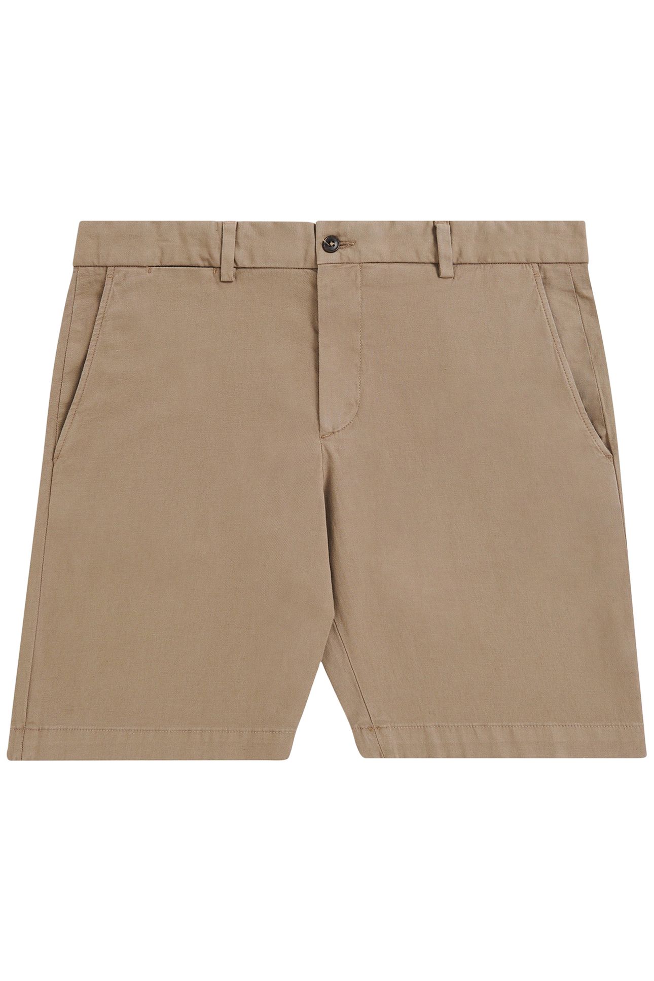 BYRON COTTON-LINEN STRETCH BROWN 2