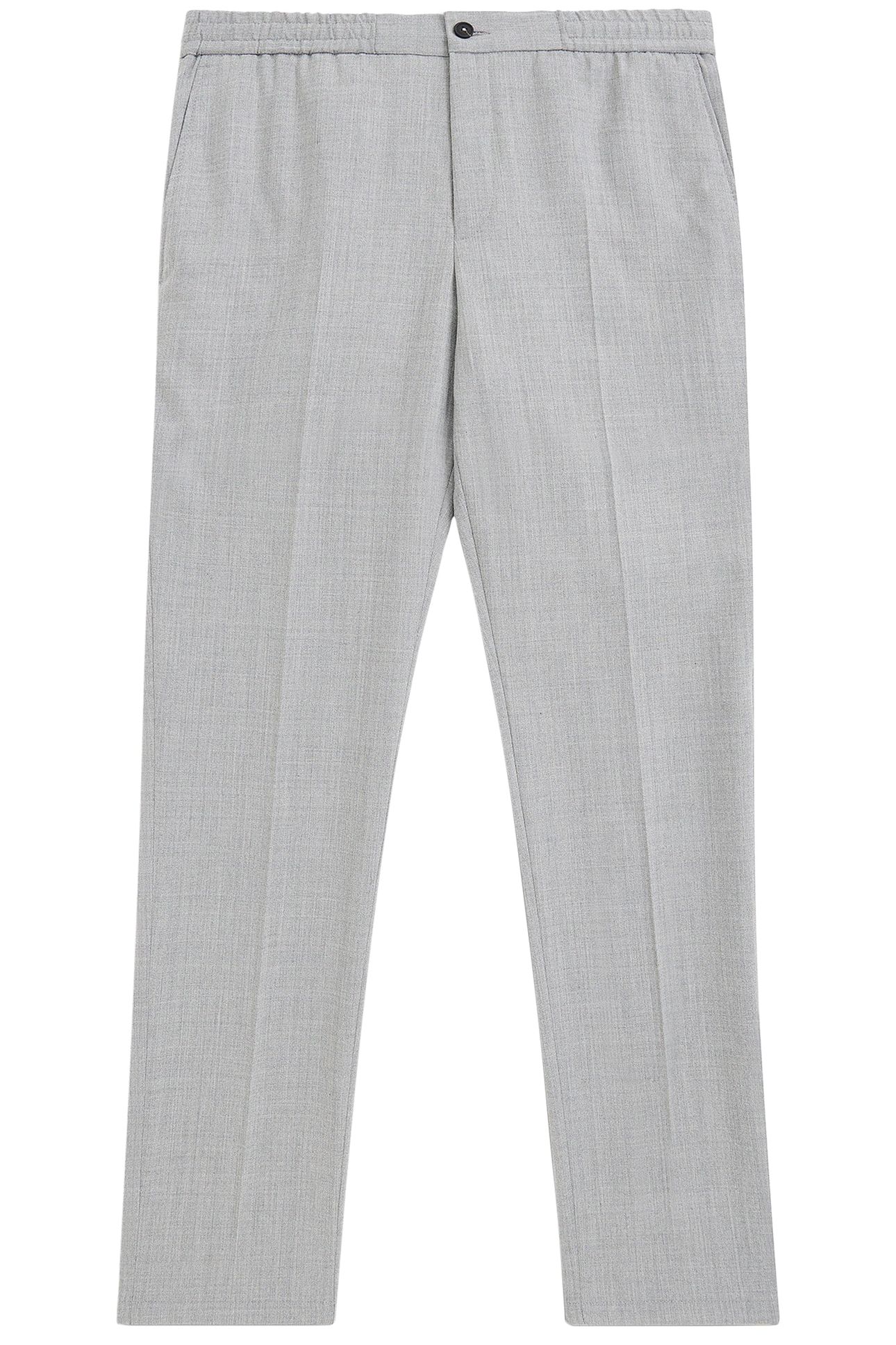 MONTREAL WASHABLE FLANNEL WOOL-STRETCH LIGHT GREY 2