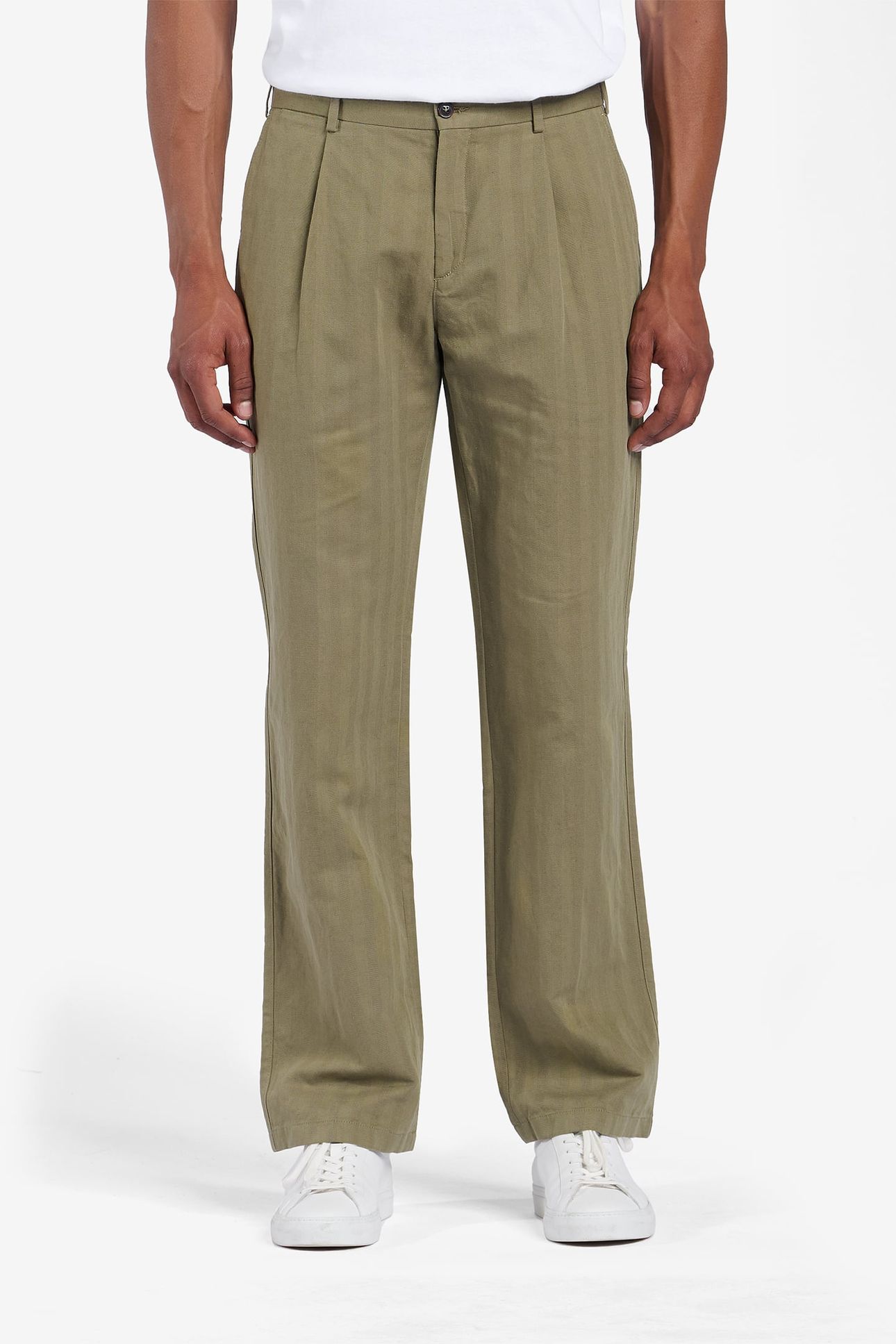 MAYFAIR COTTON-LINEN OLIVE 1