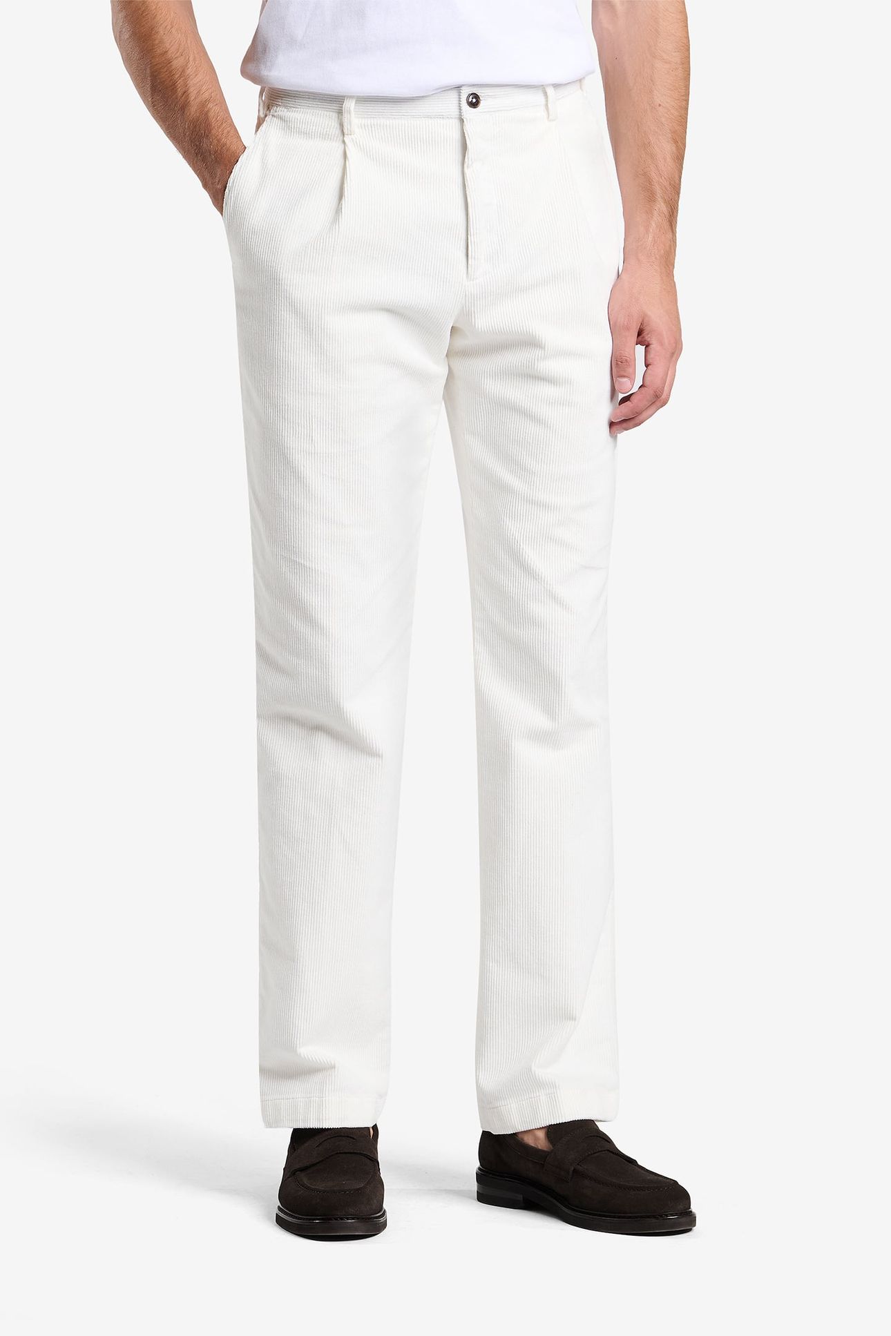 MAYFAIR CORDUROY COTTON OFF WHITE 1