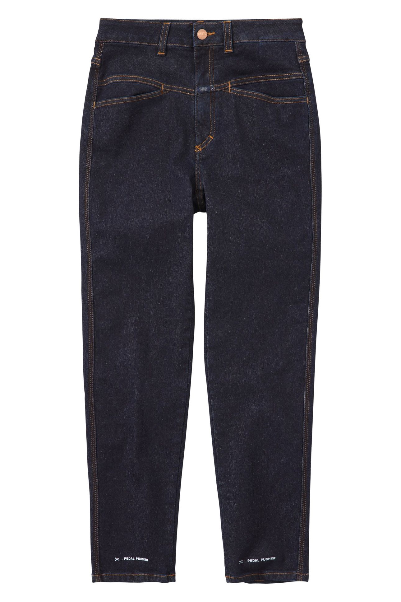 PEDAL PUSHER JEANS DARK BLUE 3