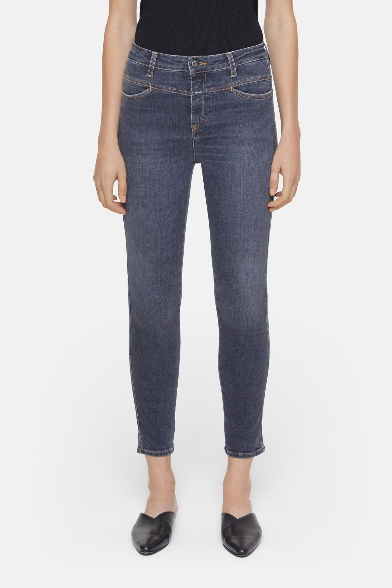 SKINNY PUSHER JEANS DARK GREY 5