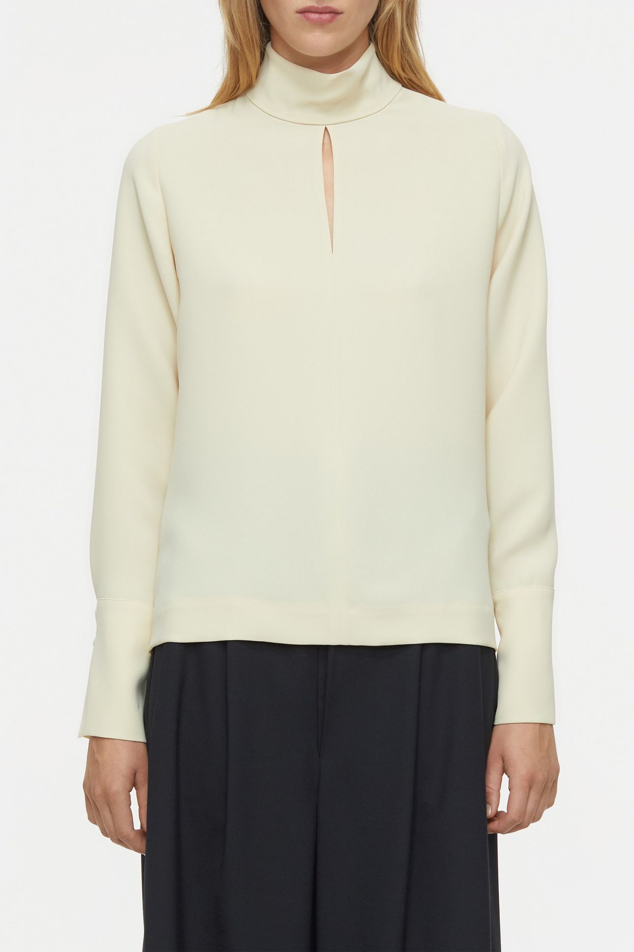 SLIT BLOUSE SHIRT SHELL 1