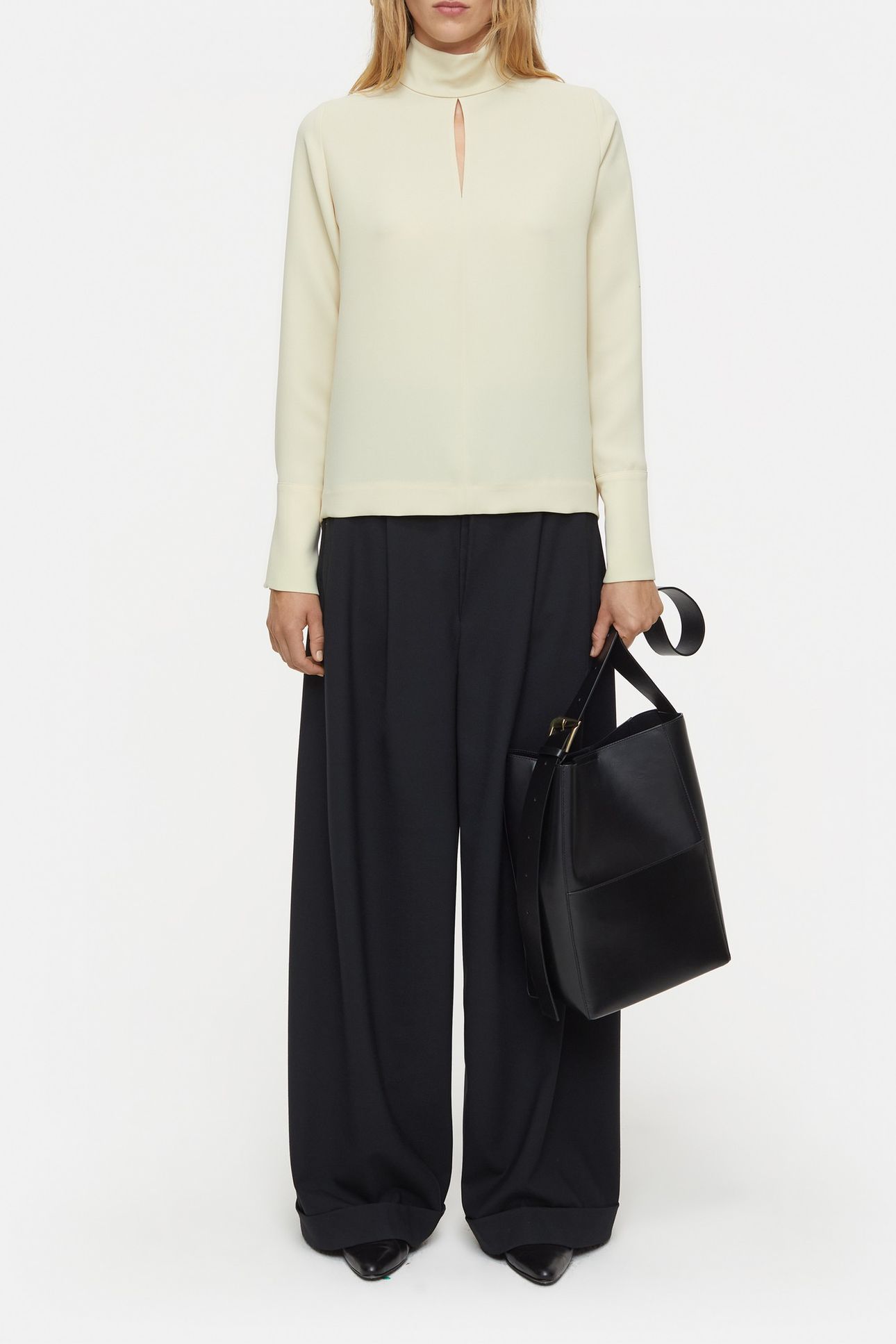 SLIT BLOUSE SHIRT SHELL 2