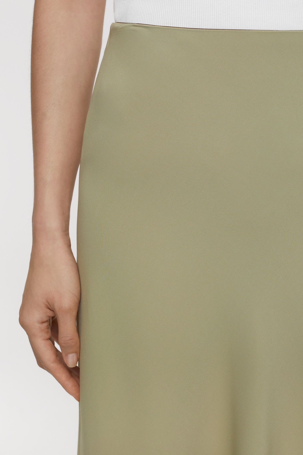 A SHAPE SKIRT SAGE TEA 6
