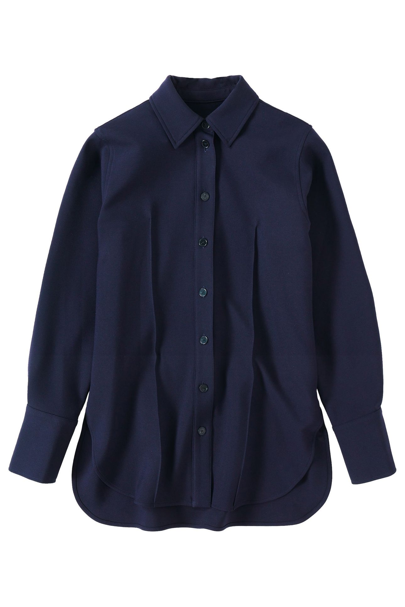 PINTUCK SHIRT BASIC SHIRTS & BLOUSES DARK NIGHT 4