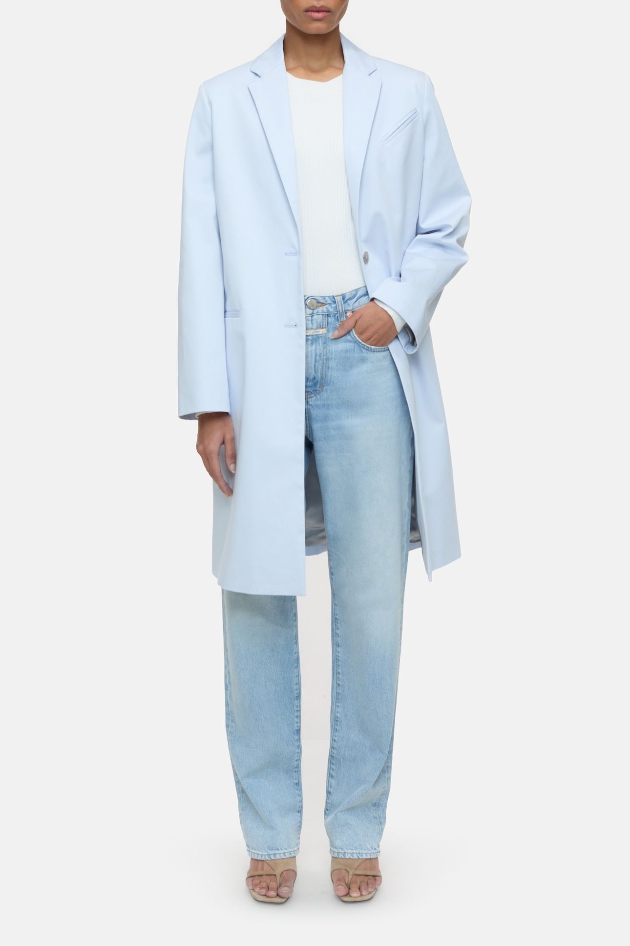 COAT JACKET SOFT BLUE 1
