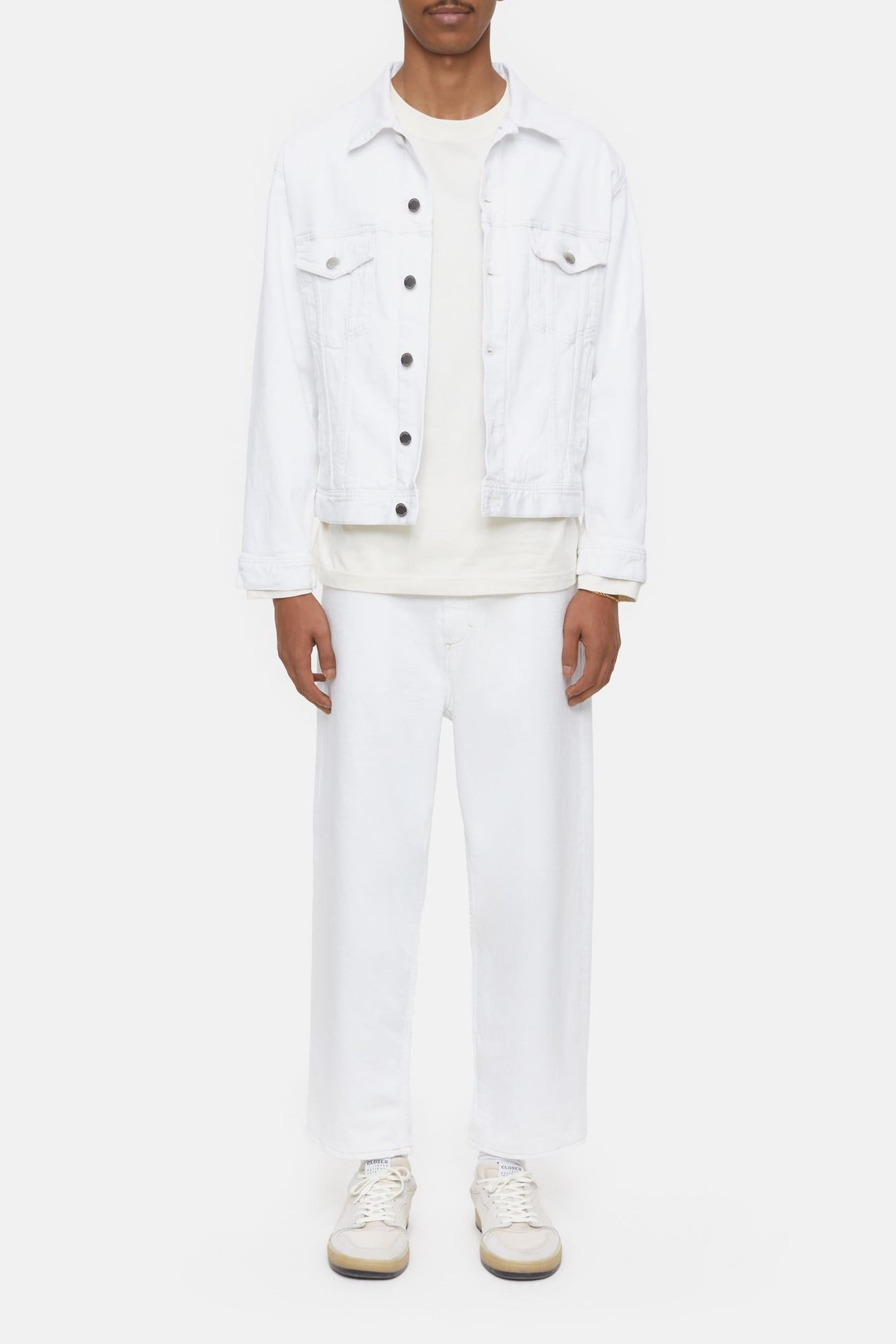 DENIM JACKET IVORY 2