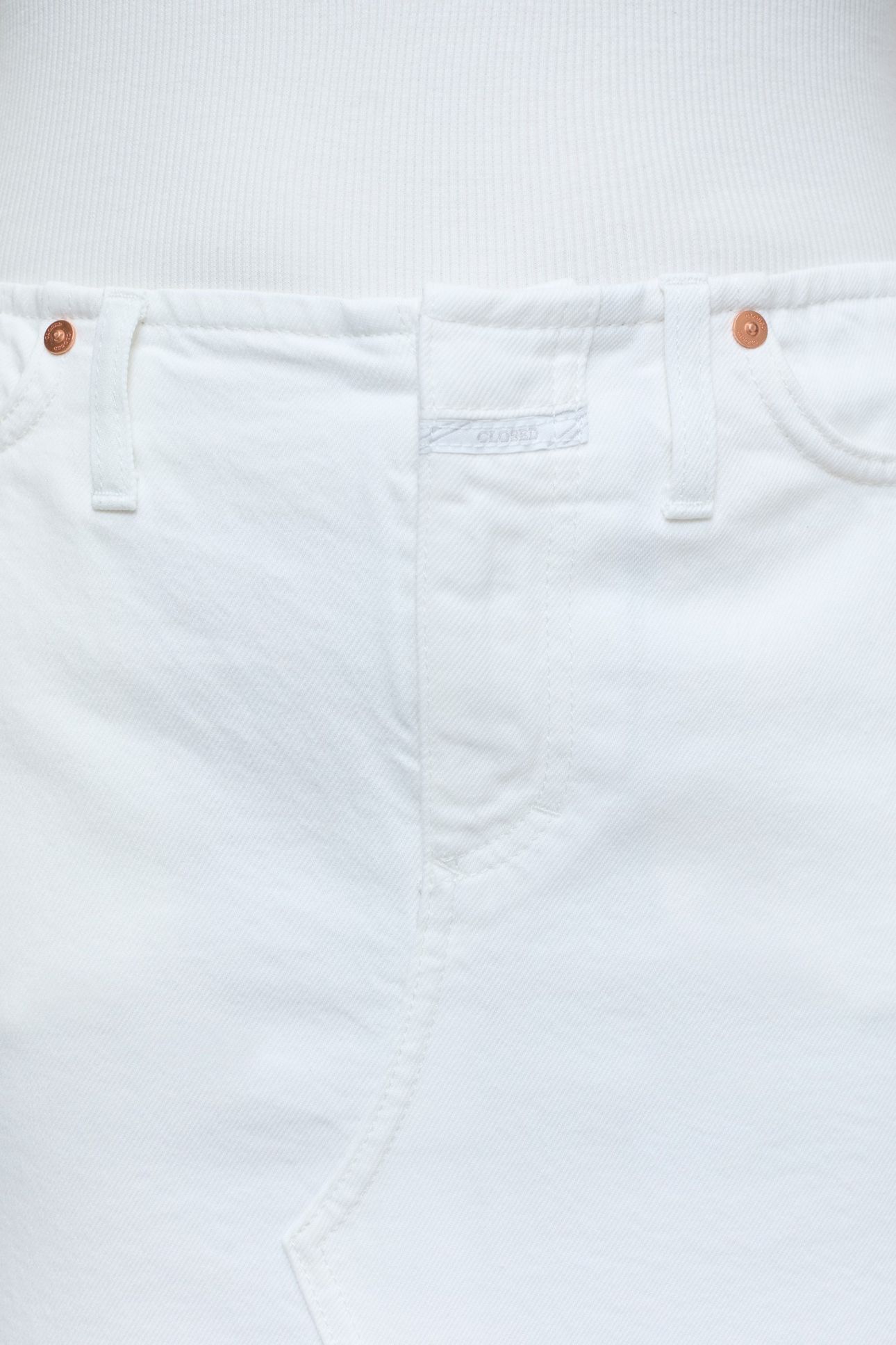 LONG 5-POCKET SKIRT WHITE 6