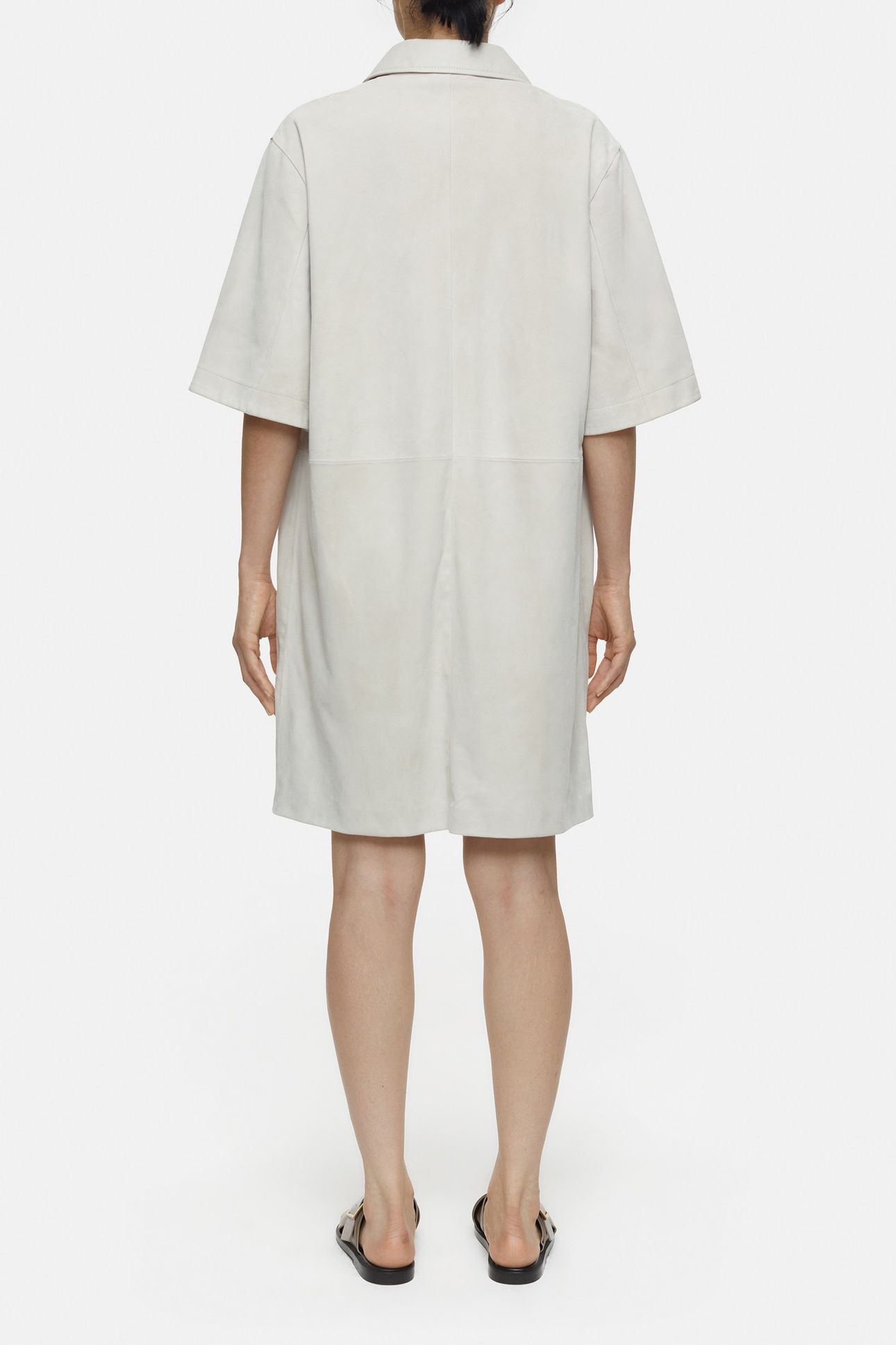 LEATHER DRESS LIMESTONE 2