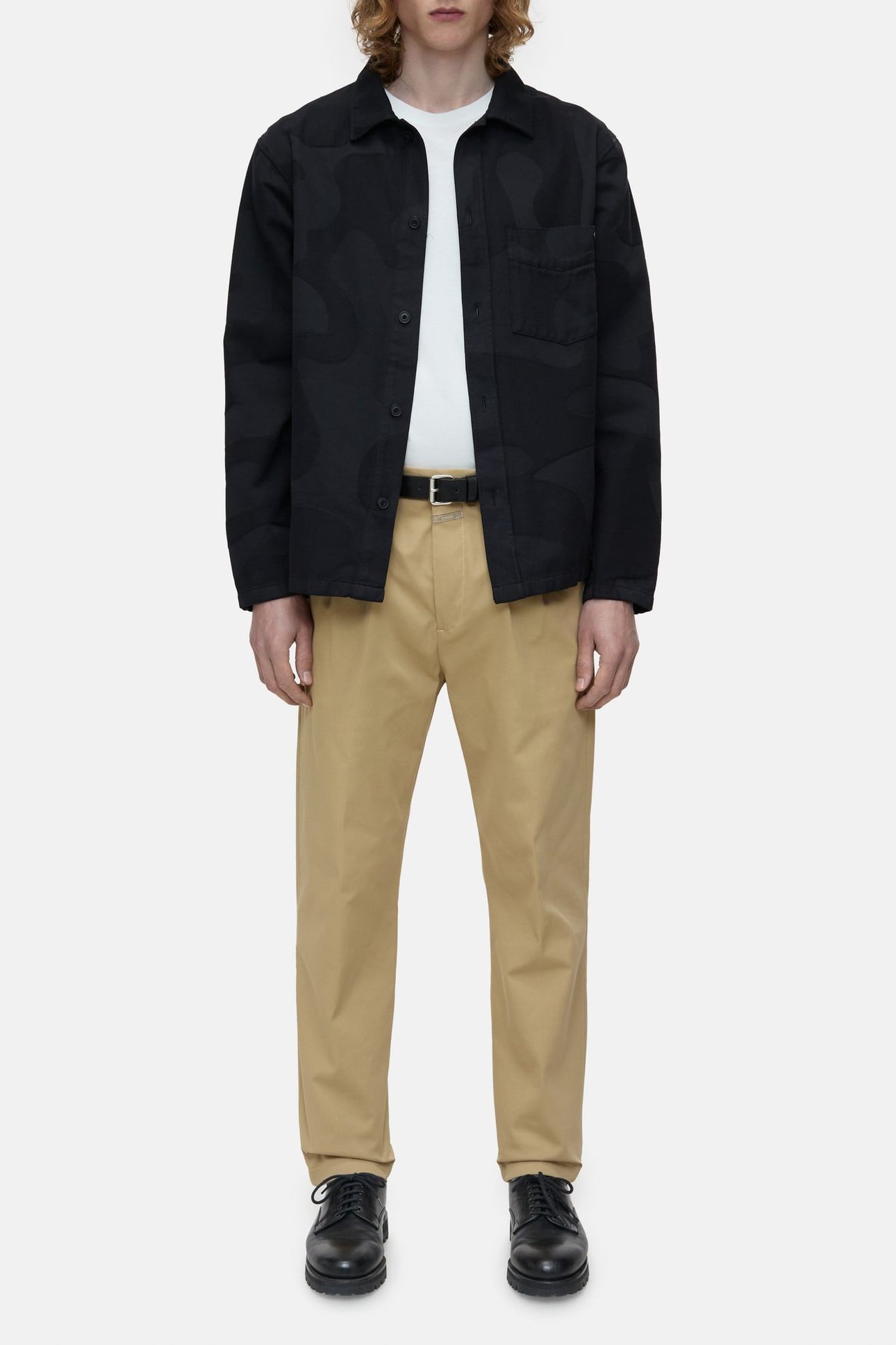 BERGEN TAPERED PANTS TAUPE BEIGE 1