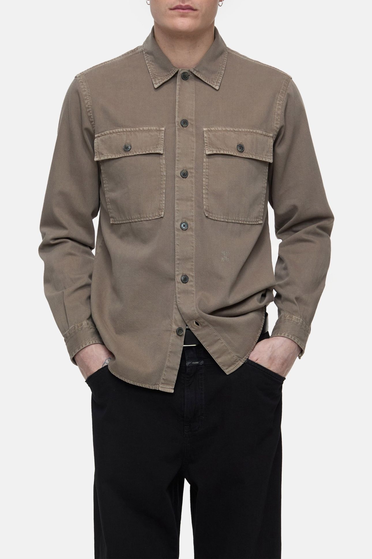UTILITY SHIRT & BLOUSES NATURAL LINEN 1