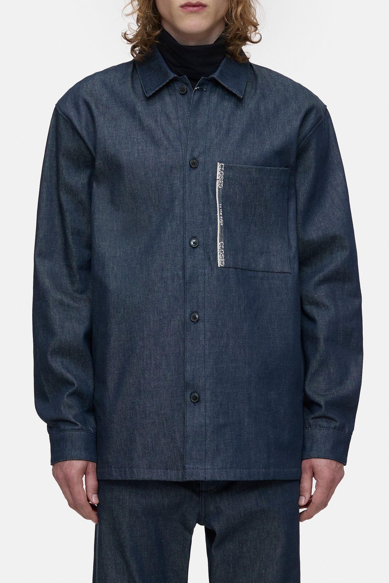 OVERSHIRT & BLOUSES DARK BLUE 1