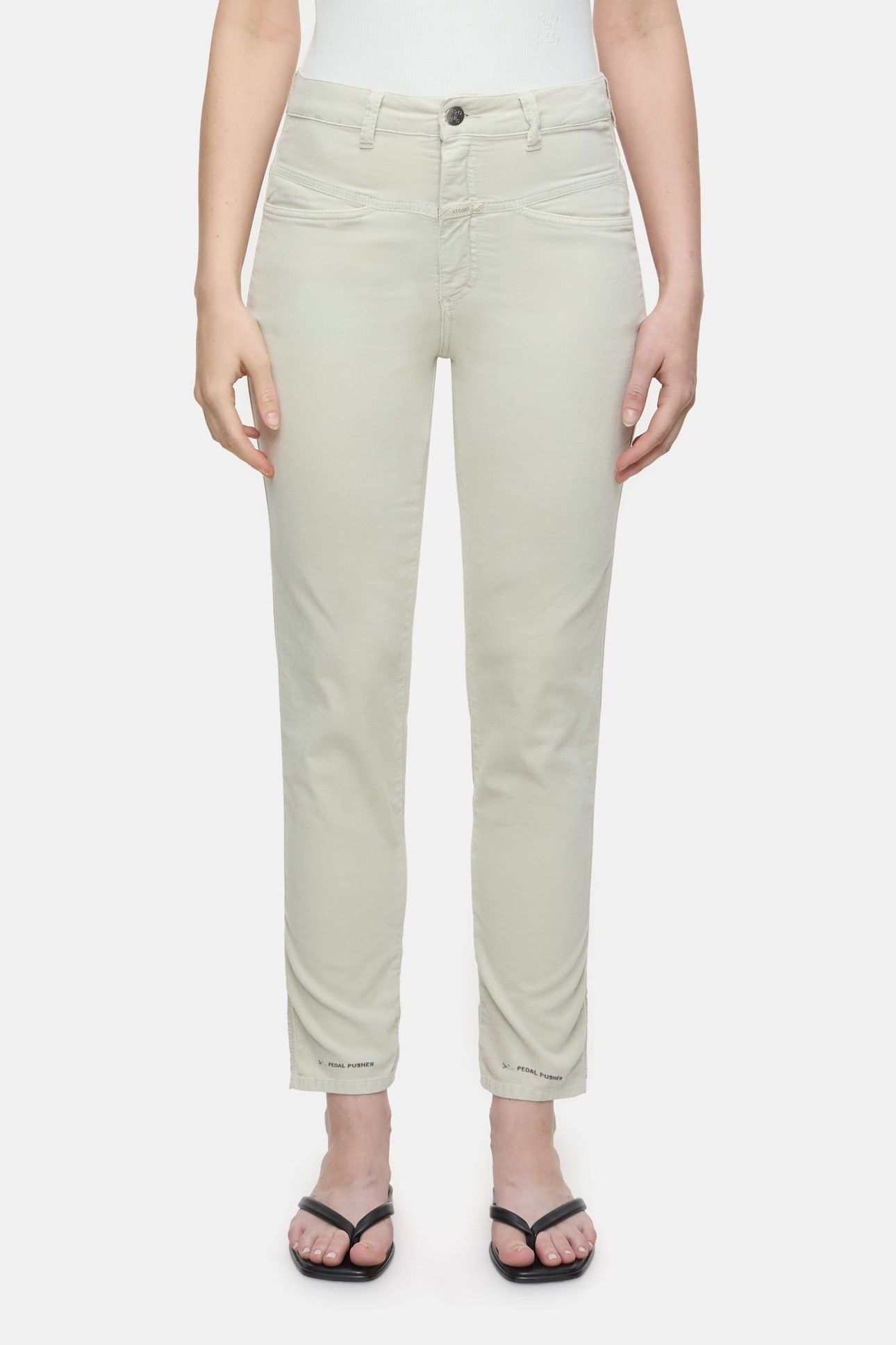PEDAL PUSHER PANTS SABBIA BEIGE 1