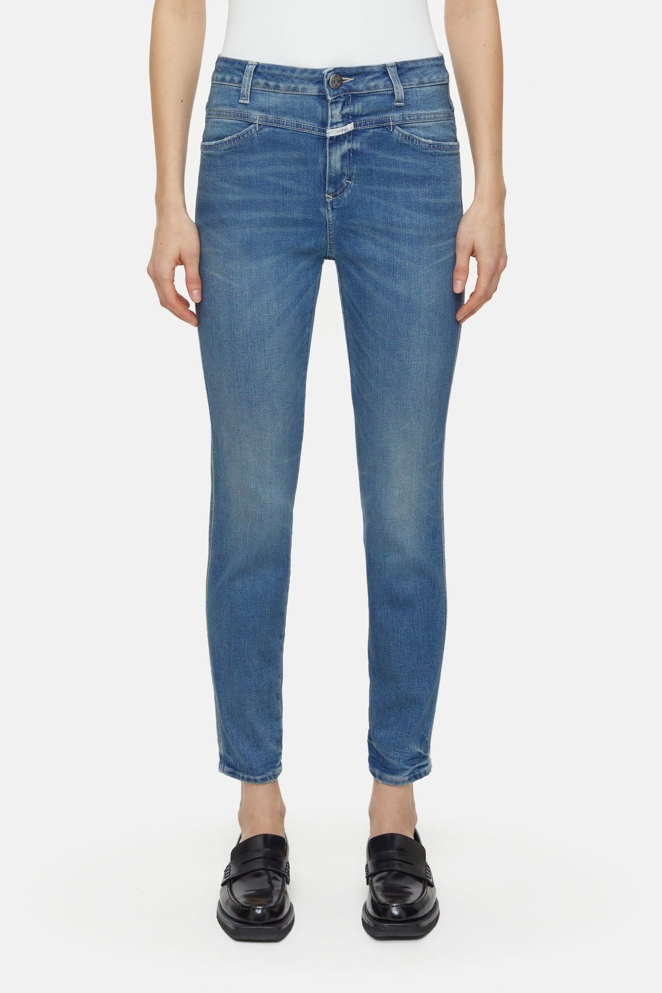 SKINNY PUSHER JEANS DARK BLUE 1
