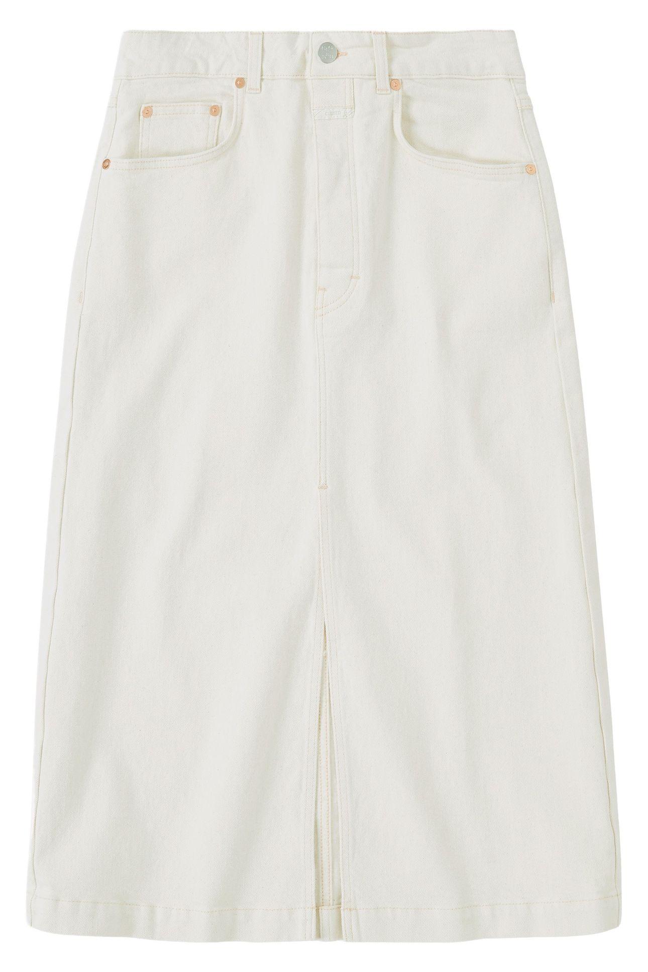 LOW WAIST SKIRT IVORY 4