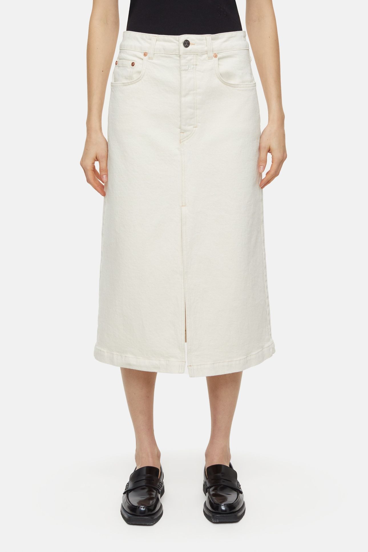 LOW WAIST SKIRT IVORY 1