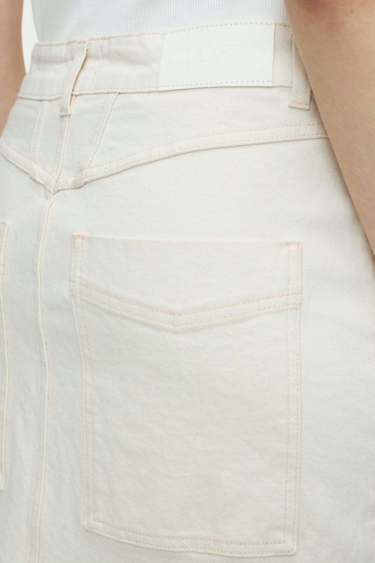 LOW WAIST SKIRT IVORY 6