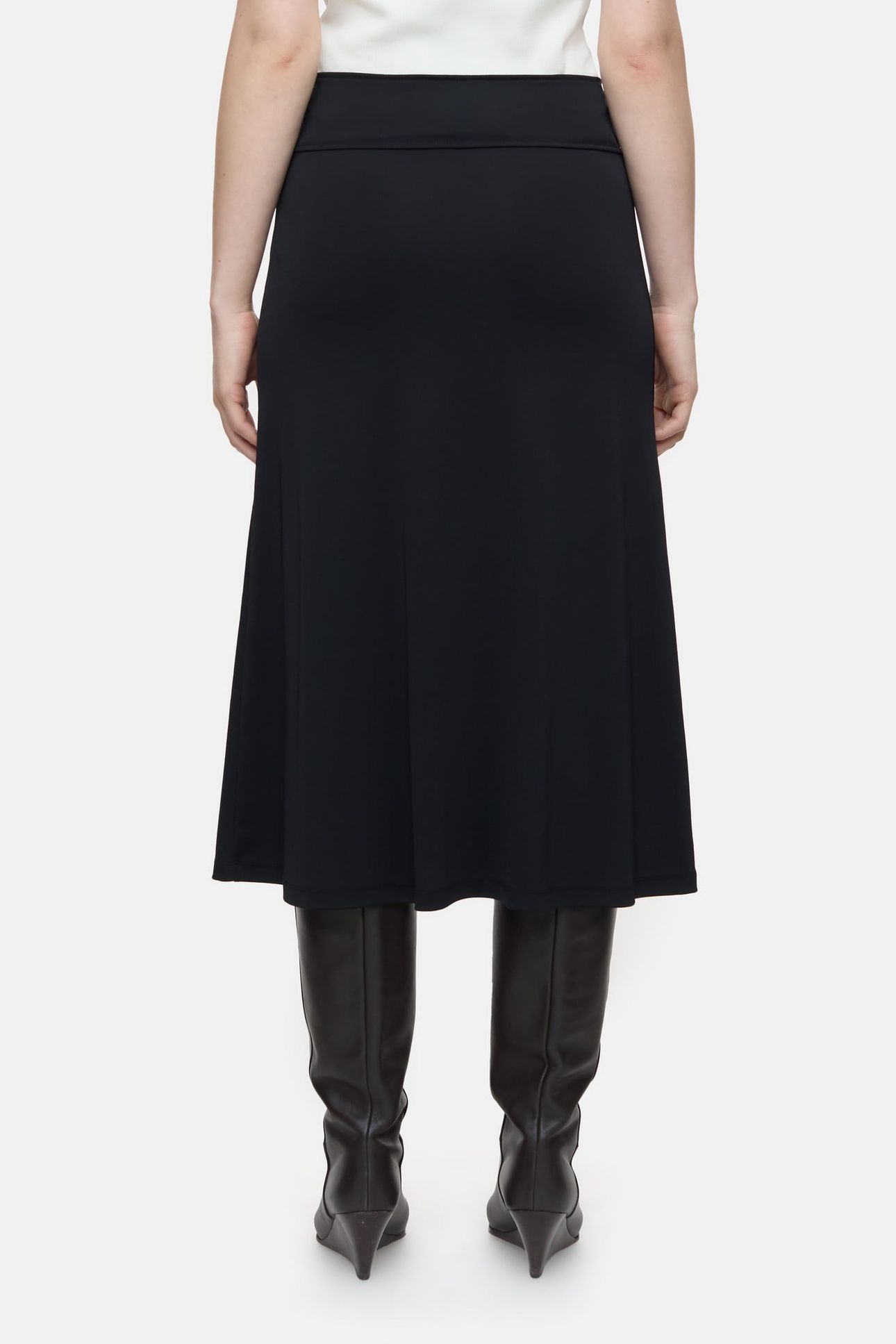 JERSEY SKIRT BLACK 2