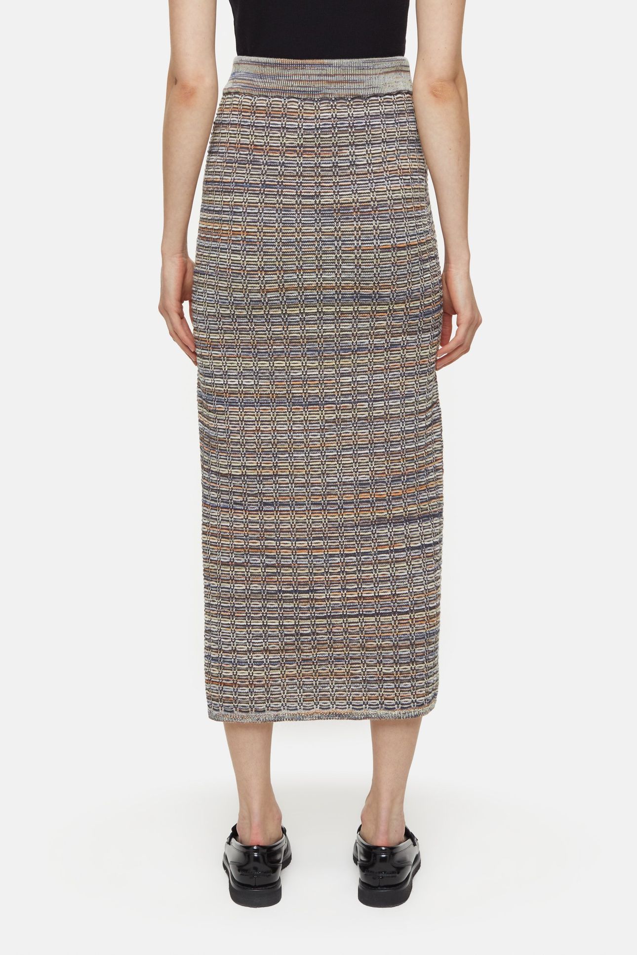 SLIM TUBE SKIRT HERITAGE GREY 4