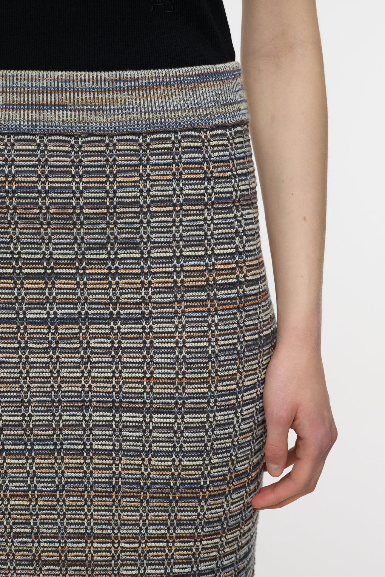 SLIM TUBE SKIRT HERITAGE GREY 7