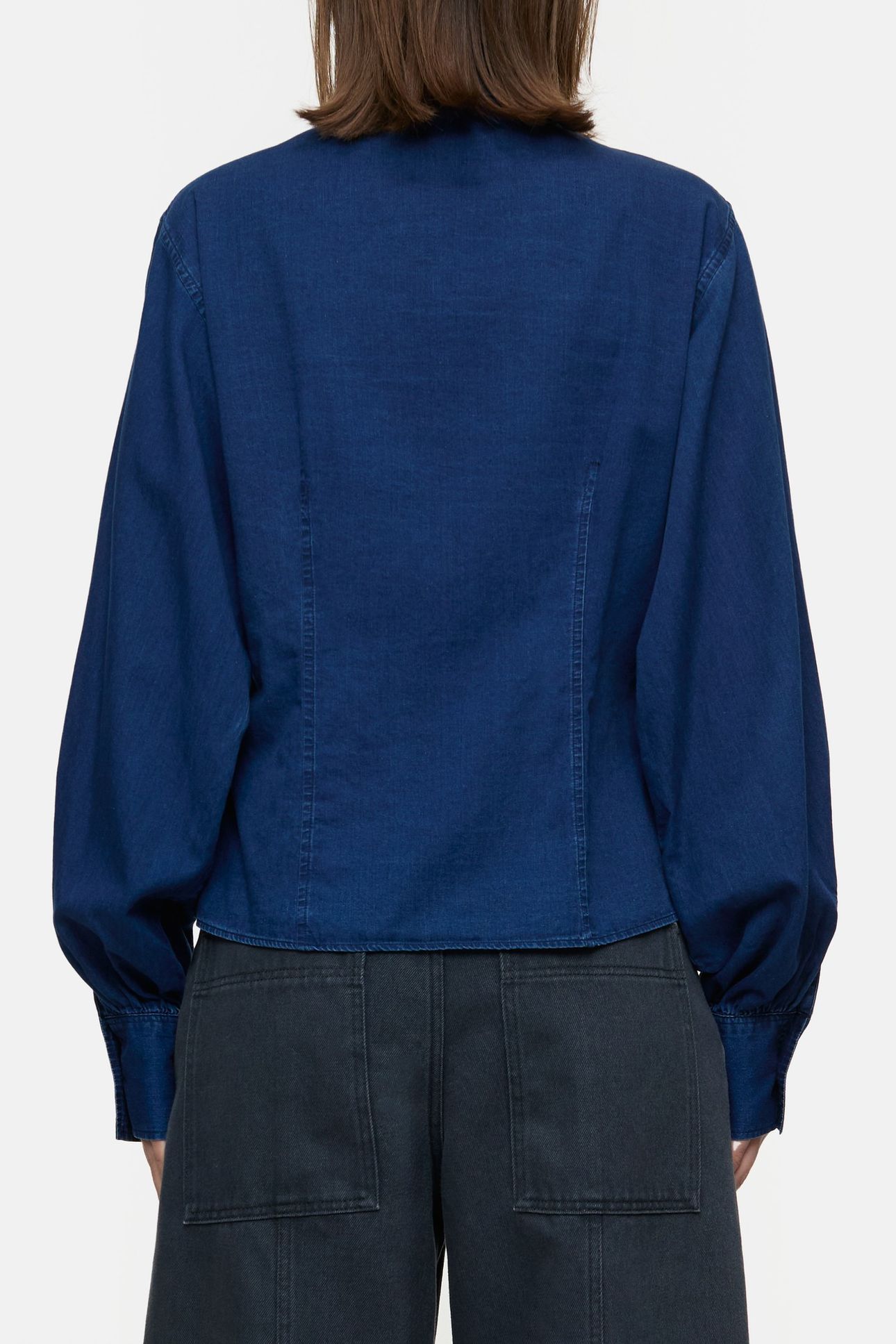 FITTED SHIRT & BLOUSES DARK BLUE 3