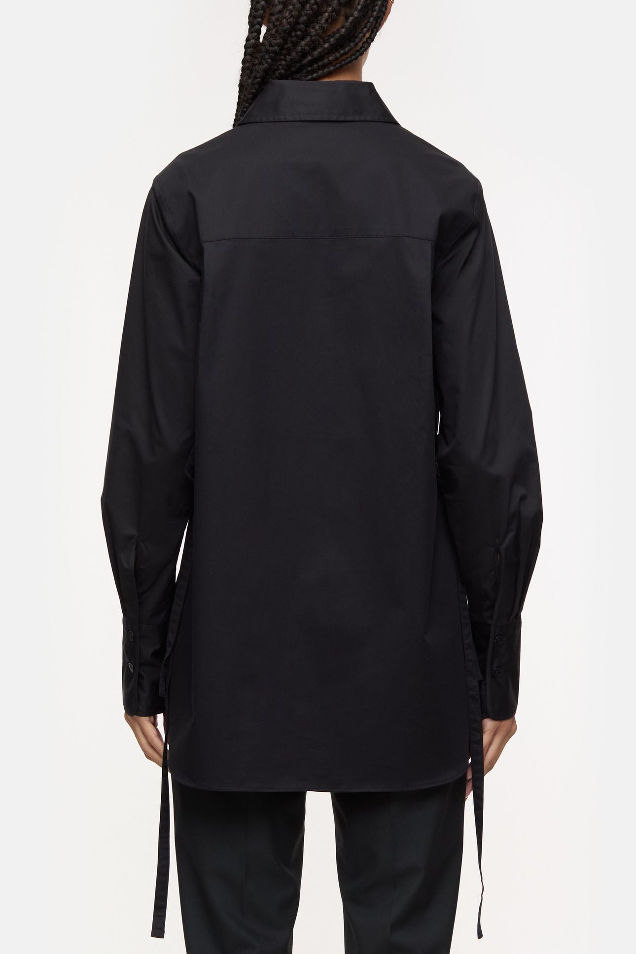 ELONGATED SHIRT & BLOUSES BLACK 2