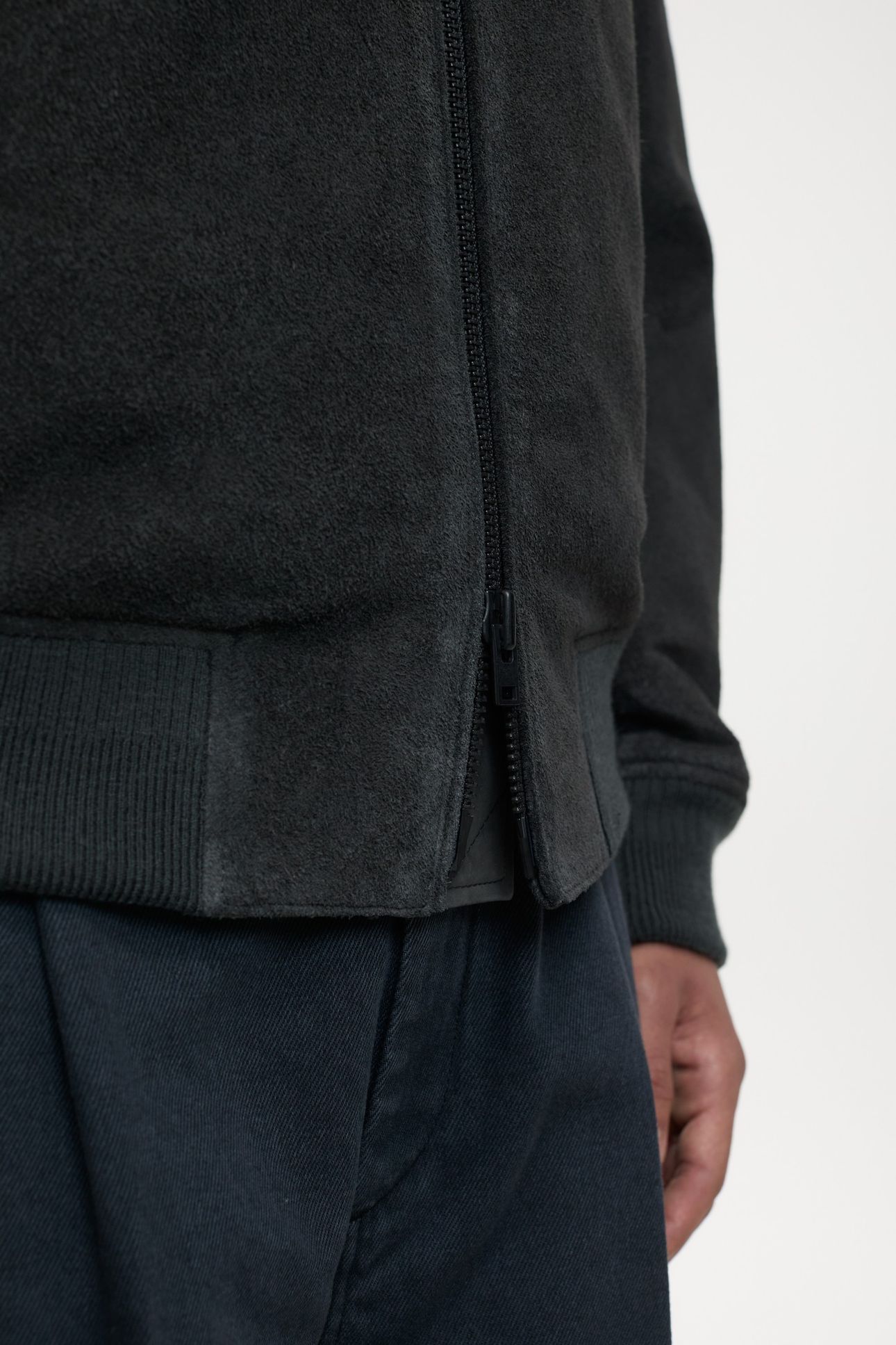 LEATHER JACKET SHADOW BLUE 7