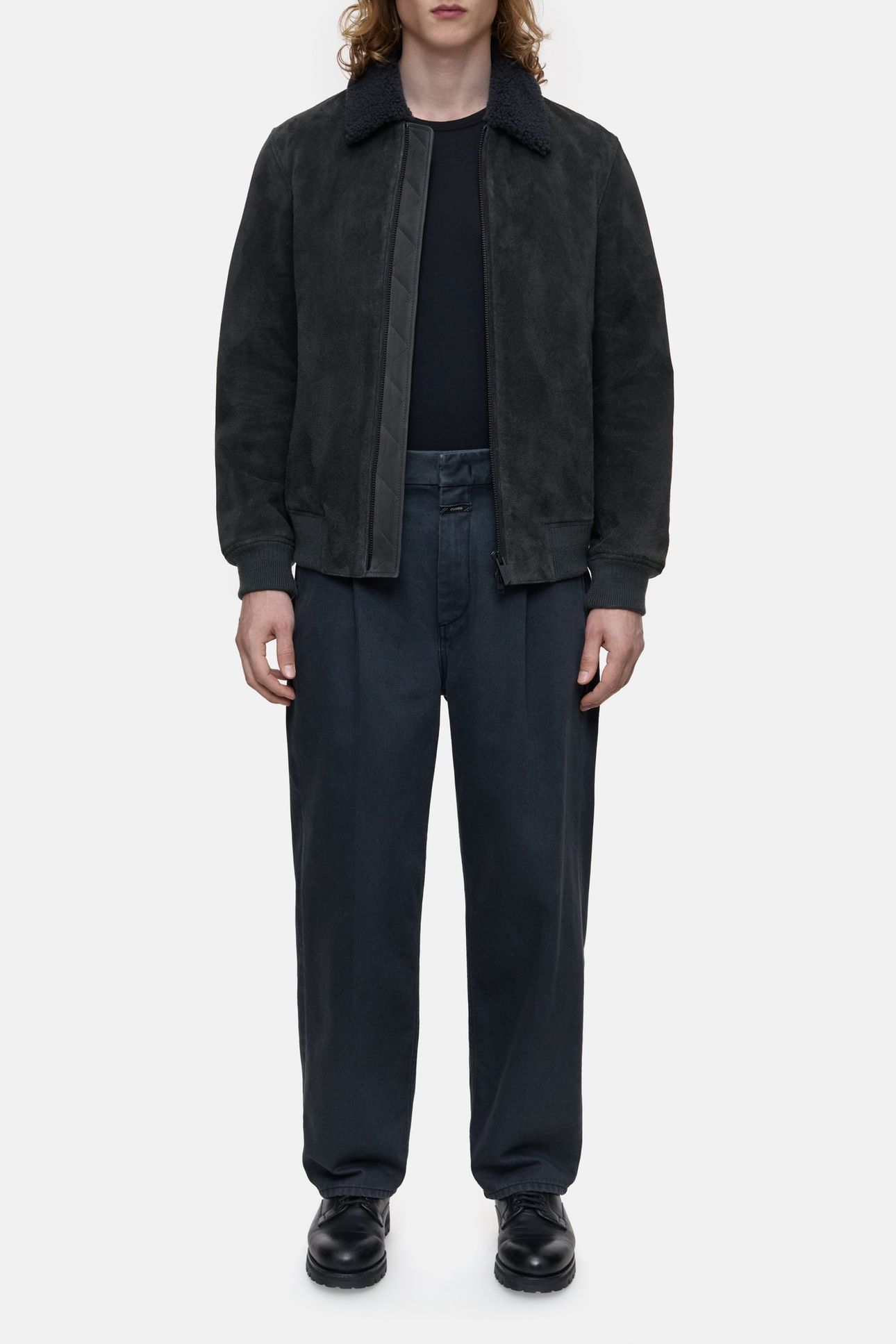 LEATHER JACKET SHADOW BLUE 4