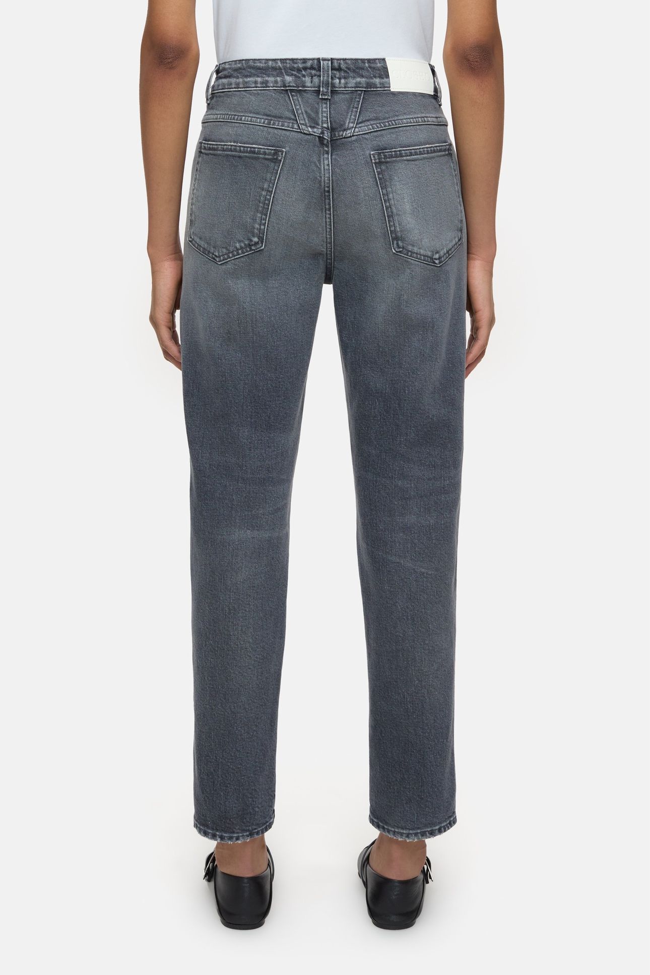 PEDAL PUSHER JEANS MID GREY 2