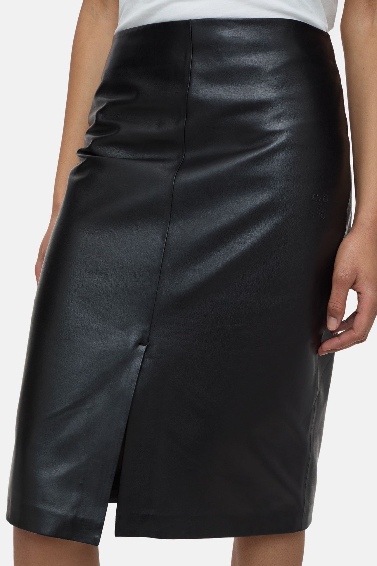 LEATHER SKIRT BLACK 3