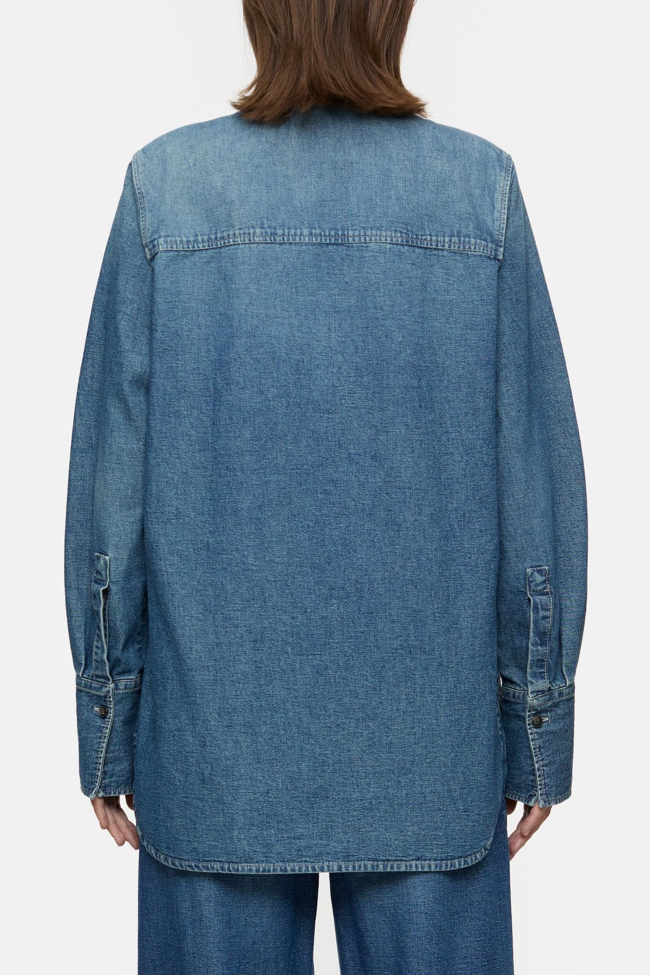 FITTED UTILITY SHIRT & BLOUSES MID BLUE 2