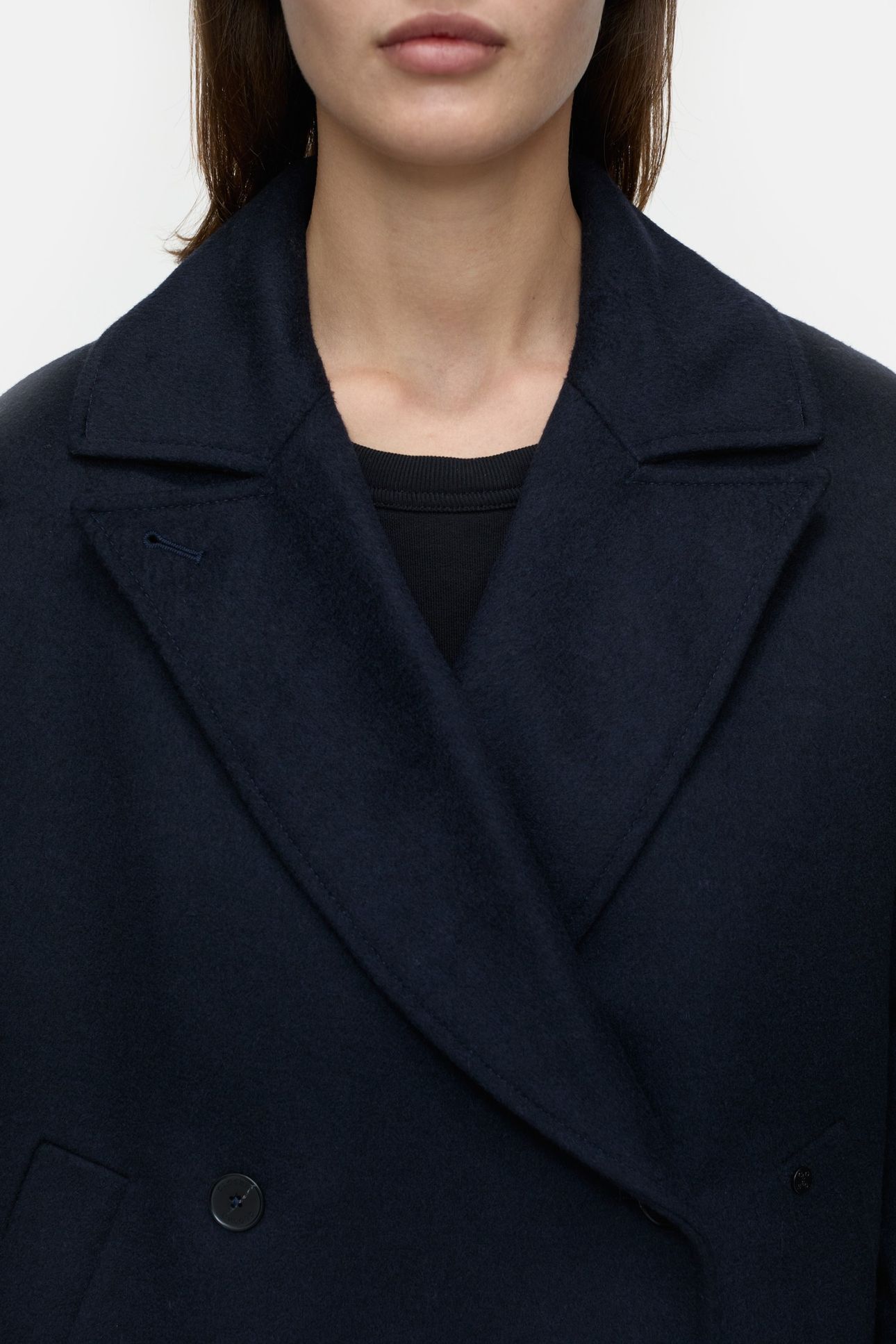 WOOL COAT JACKET DARK NIGHT 4