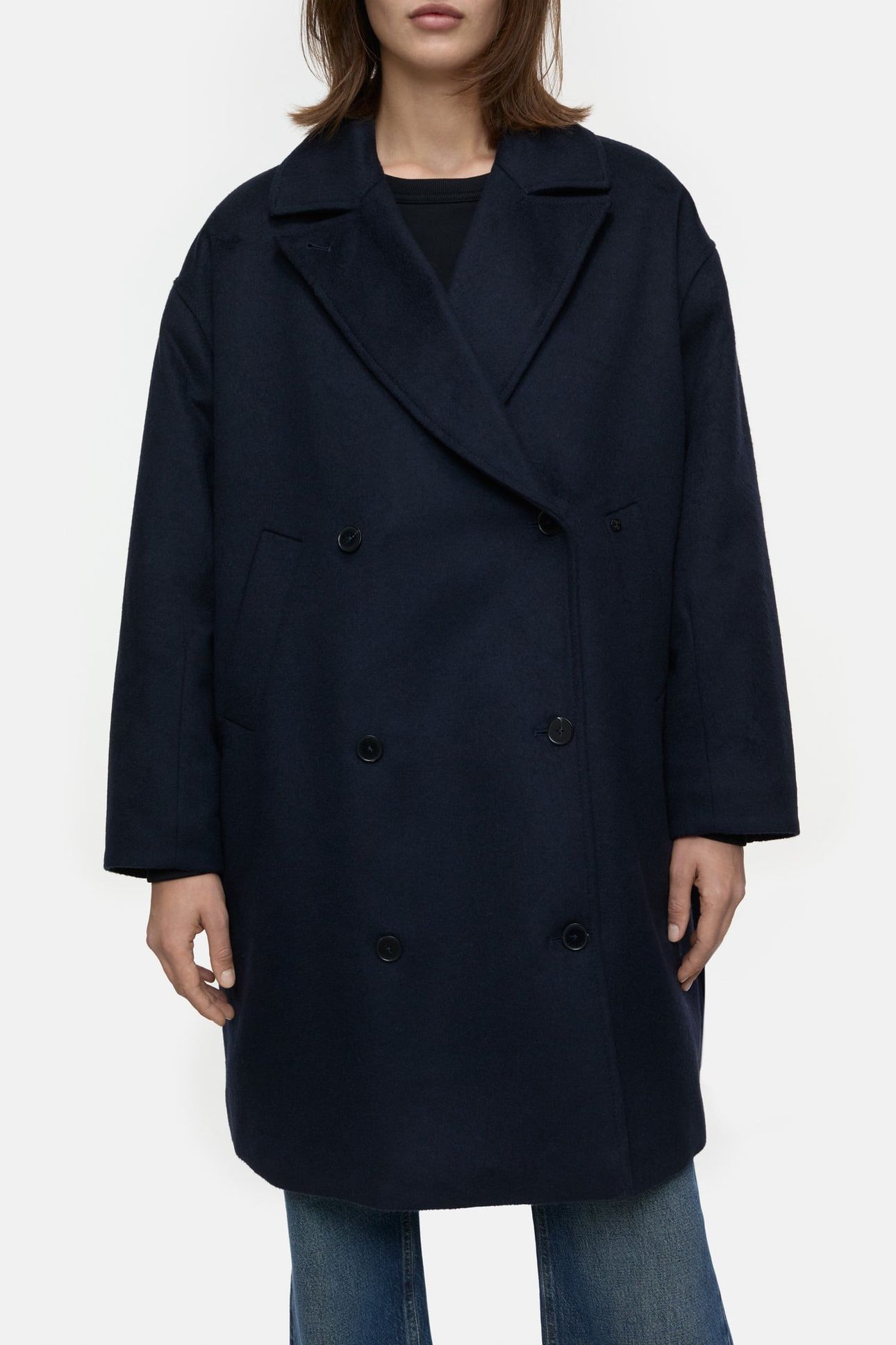 WOOL COAT JACKET DARK NIGHT 1