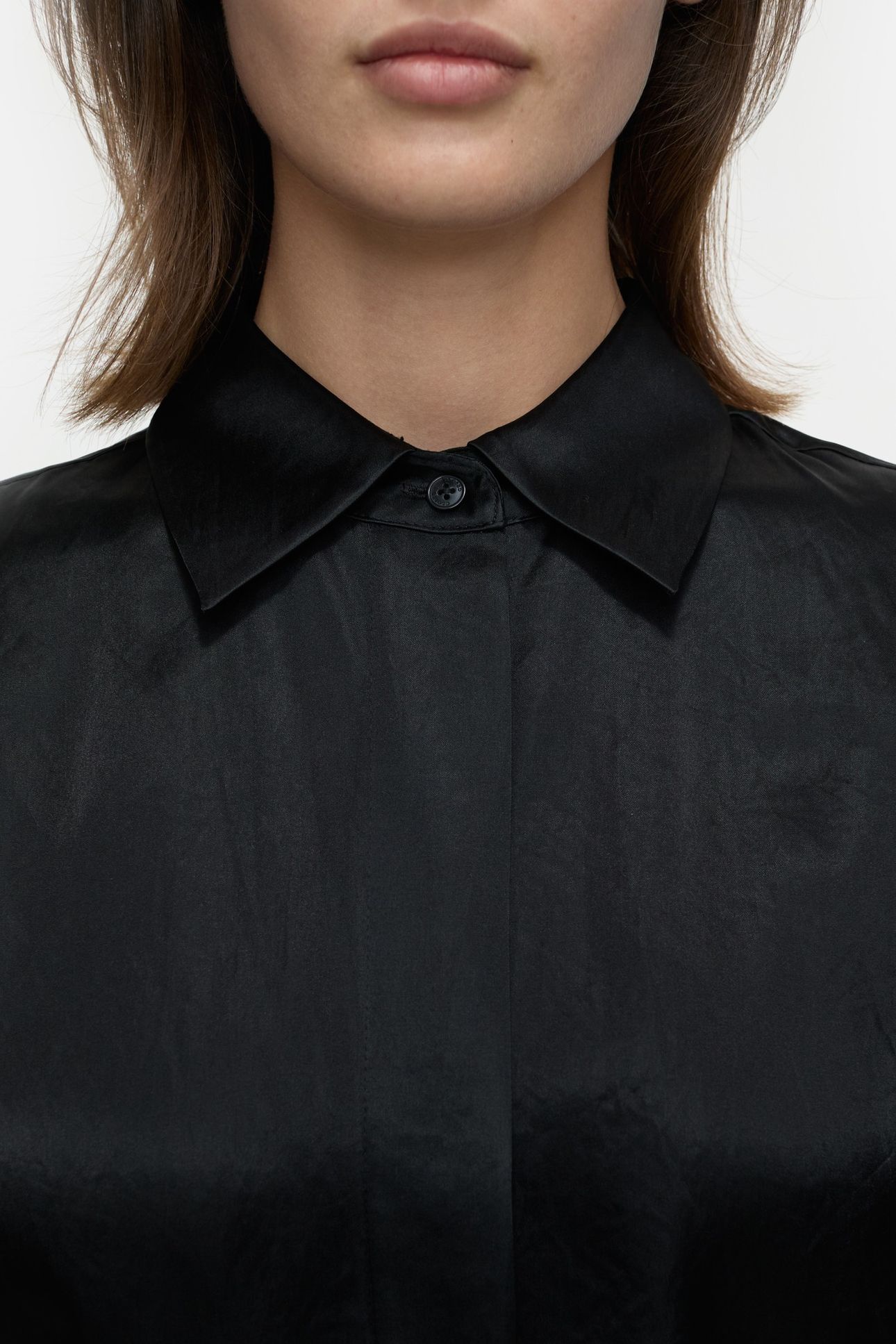 SHORT WRAP DRESS BLACK 4