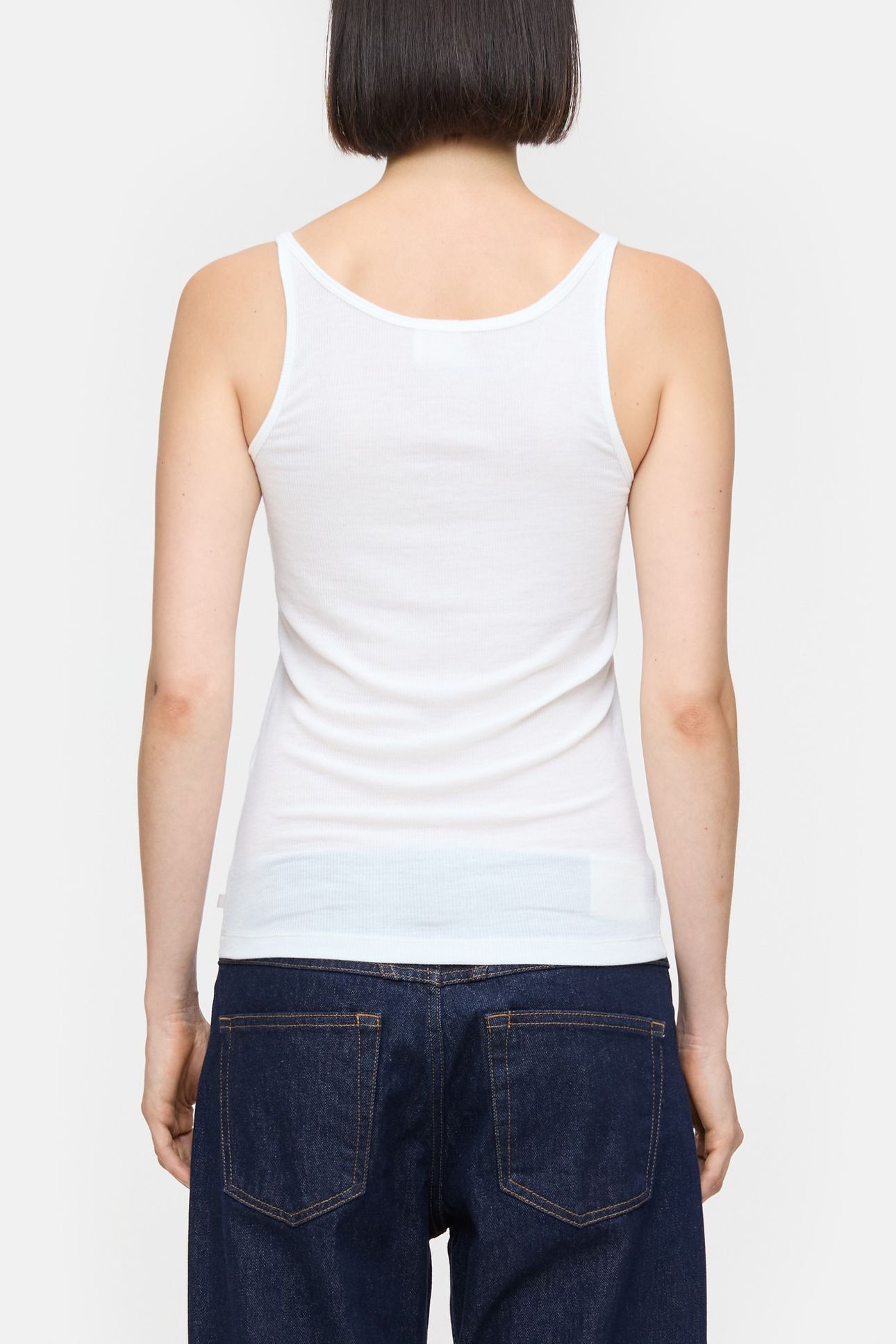 STRAP TOP T-SHIRTS WHITE 3