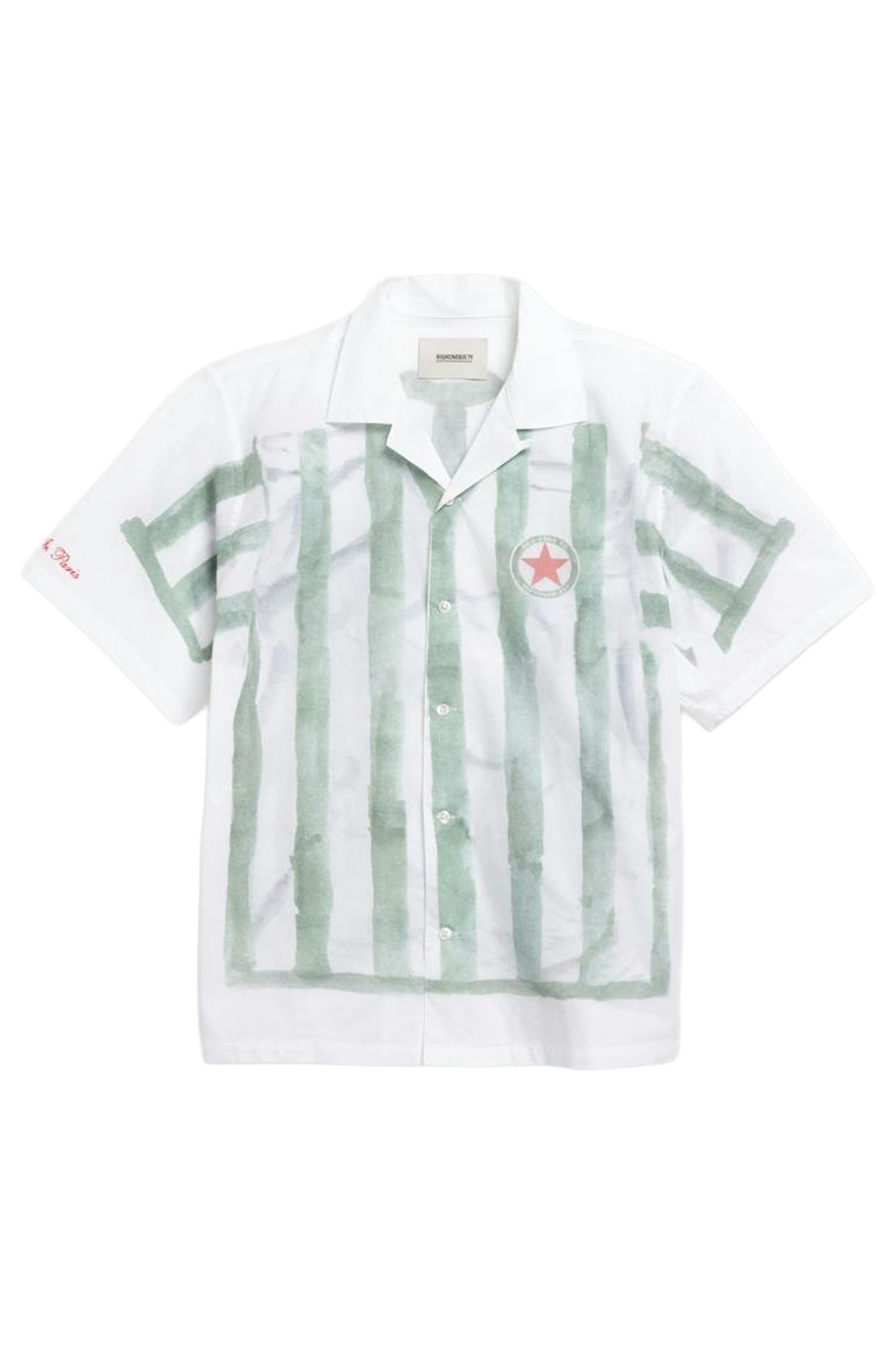 RED STAR X HIGHSNOBIETY – FOOTBALL KIT SHIRT WHITE/GREEN 4