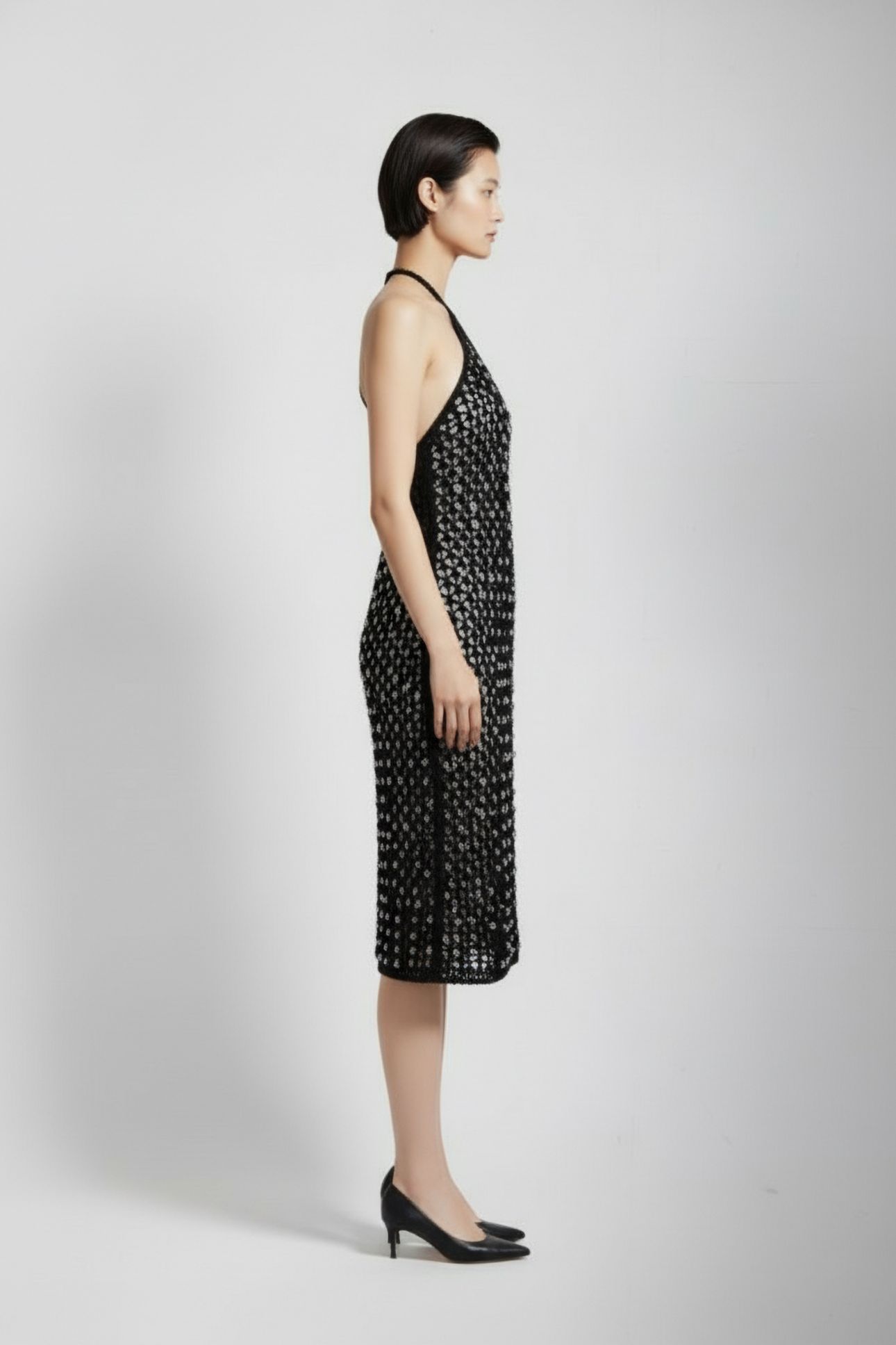 COPERNI – BEADED KNITTED DRESS BLACK 2
