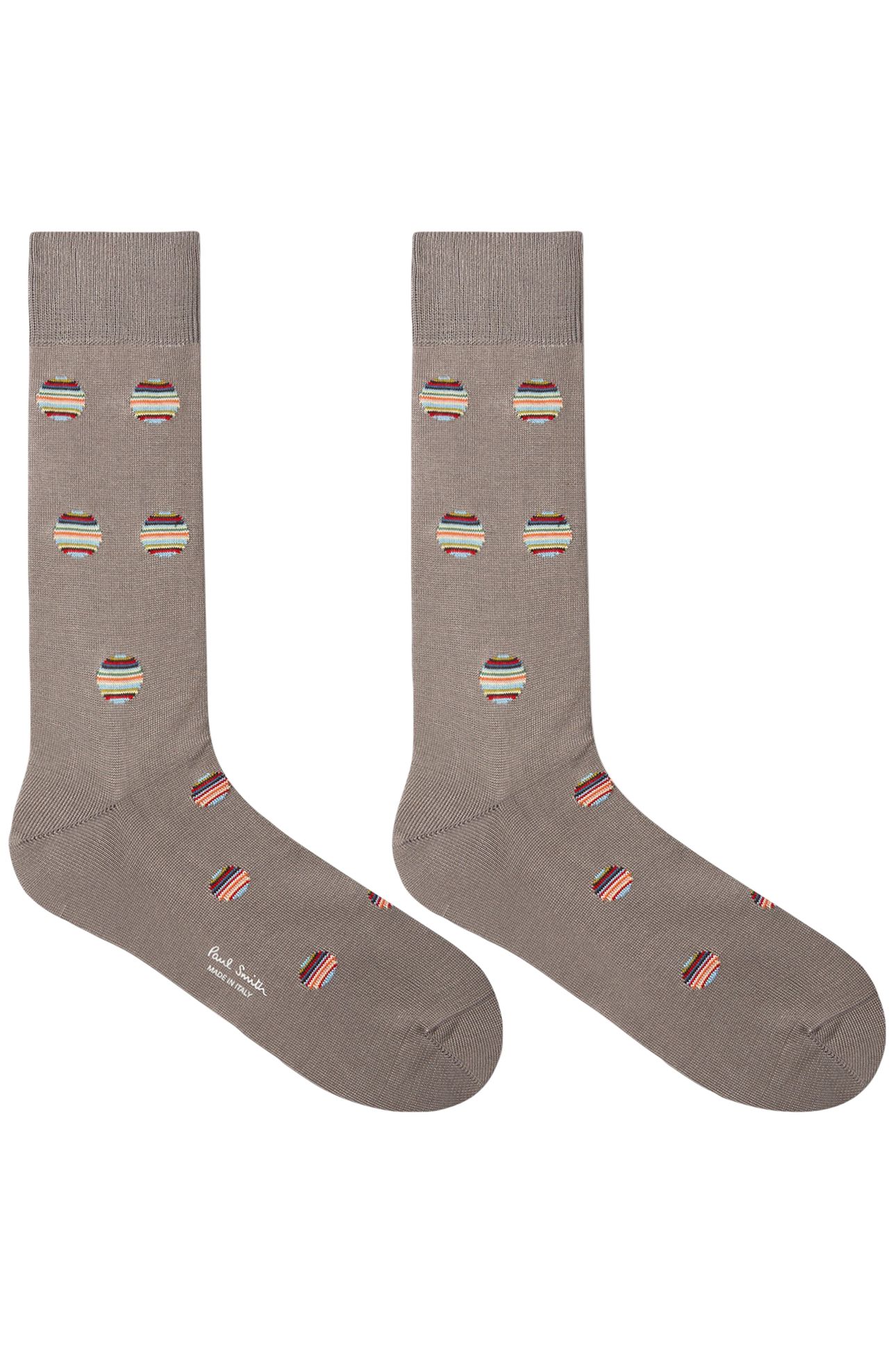 SOCK MULTI POLKA GREY 1