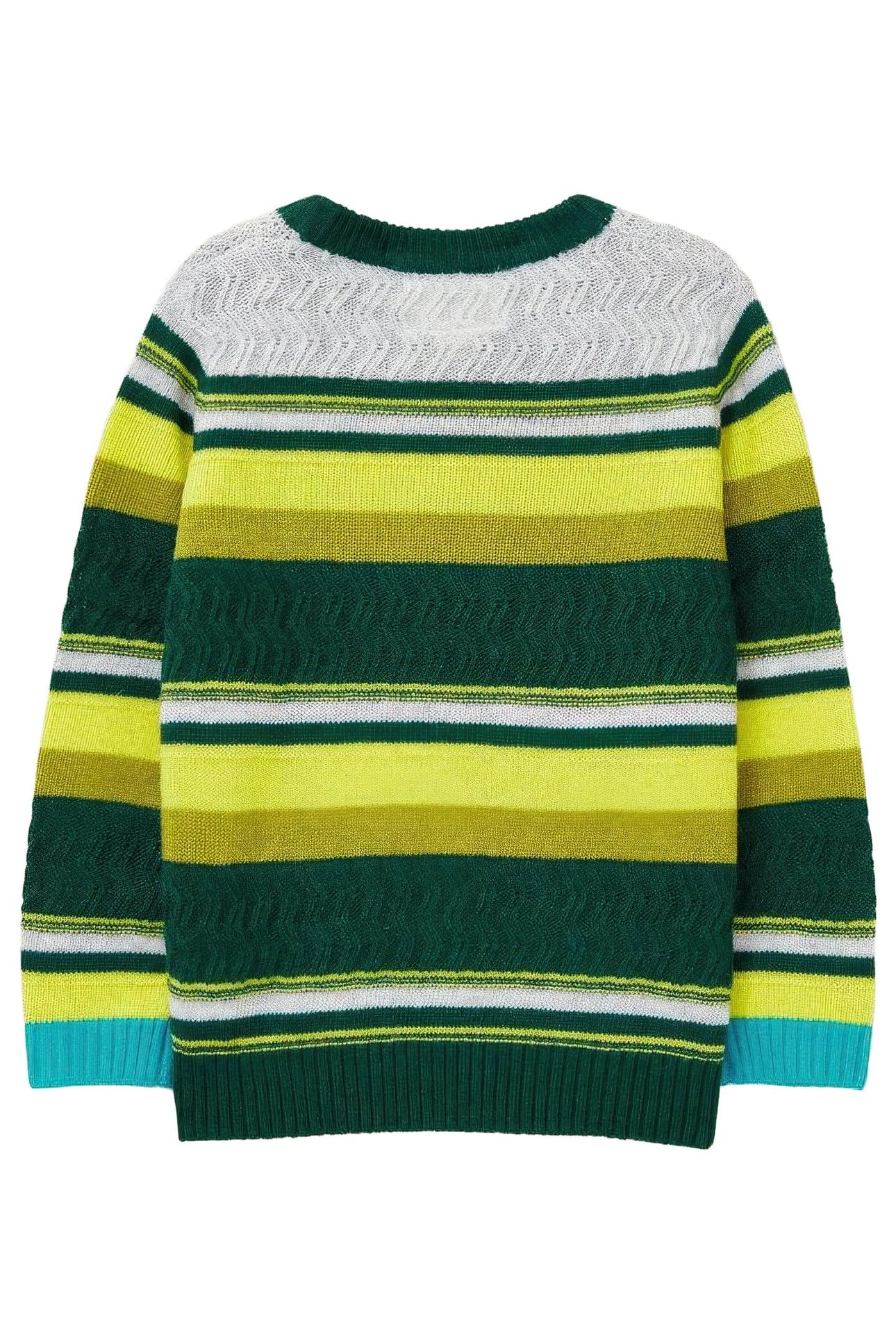STRIPE JUMPER GREEN MULTI 1