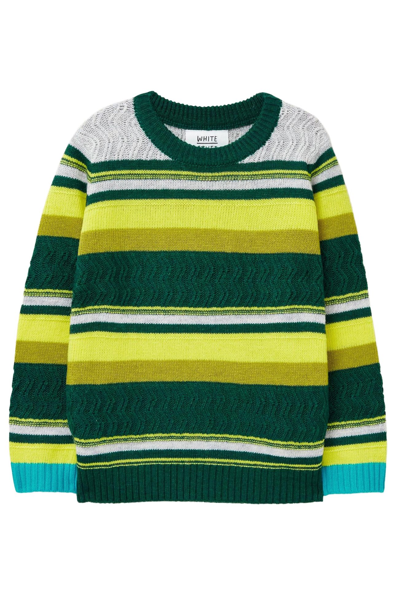 STRIPE JUMPER GREEN MULTI 2