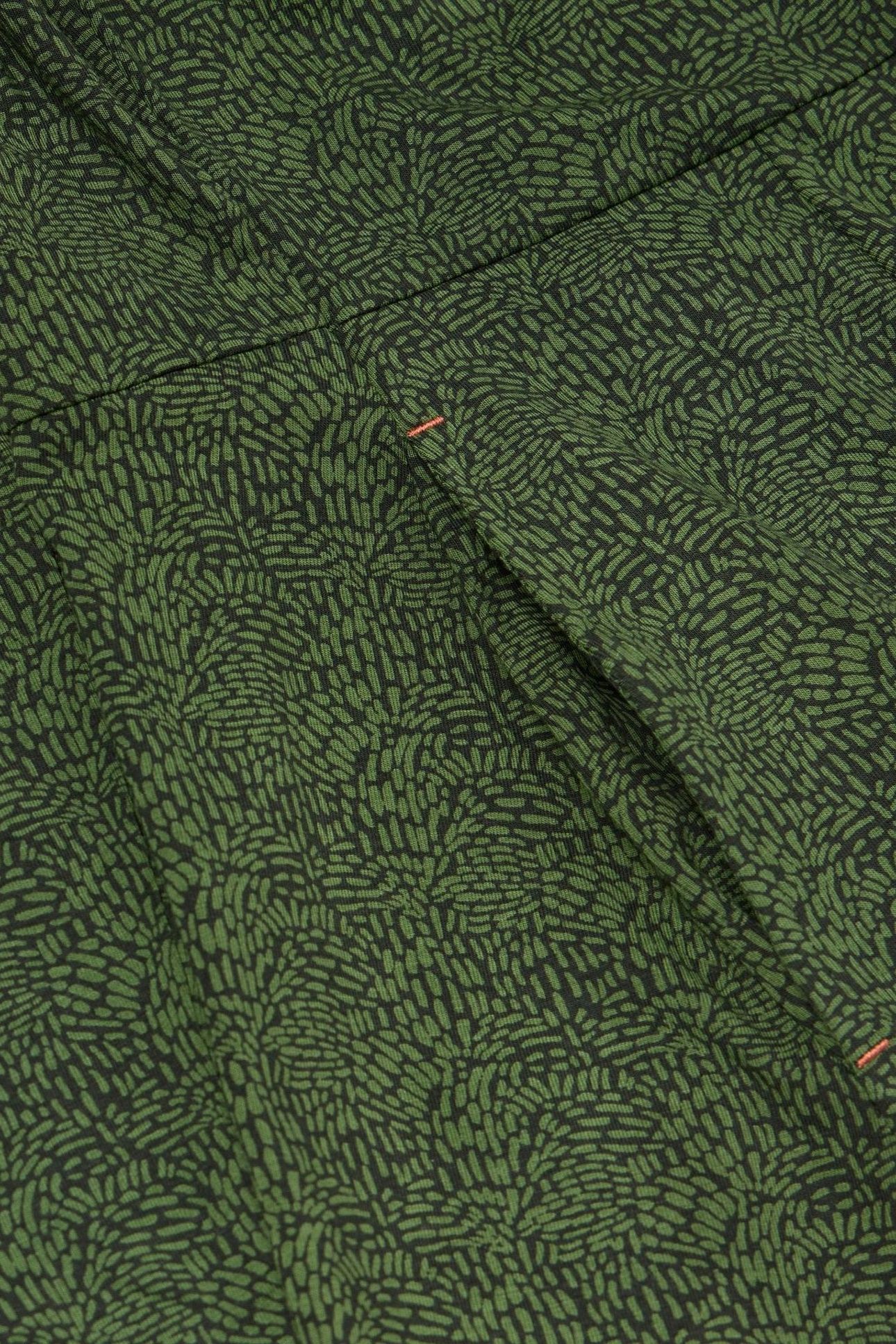 MADELINE JERSEY DRESS GREEN PRINT 4
