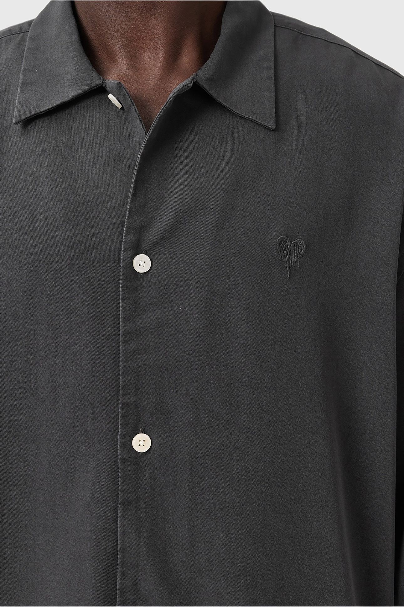 RIALTO SS SHIRT RAVEN GREY 5